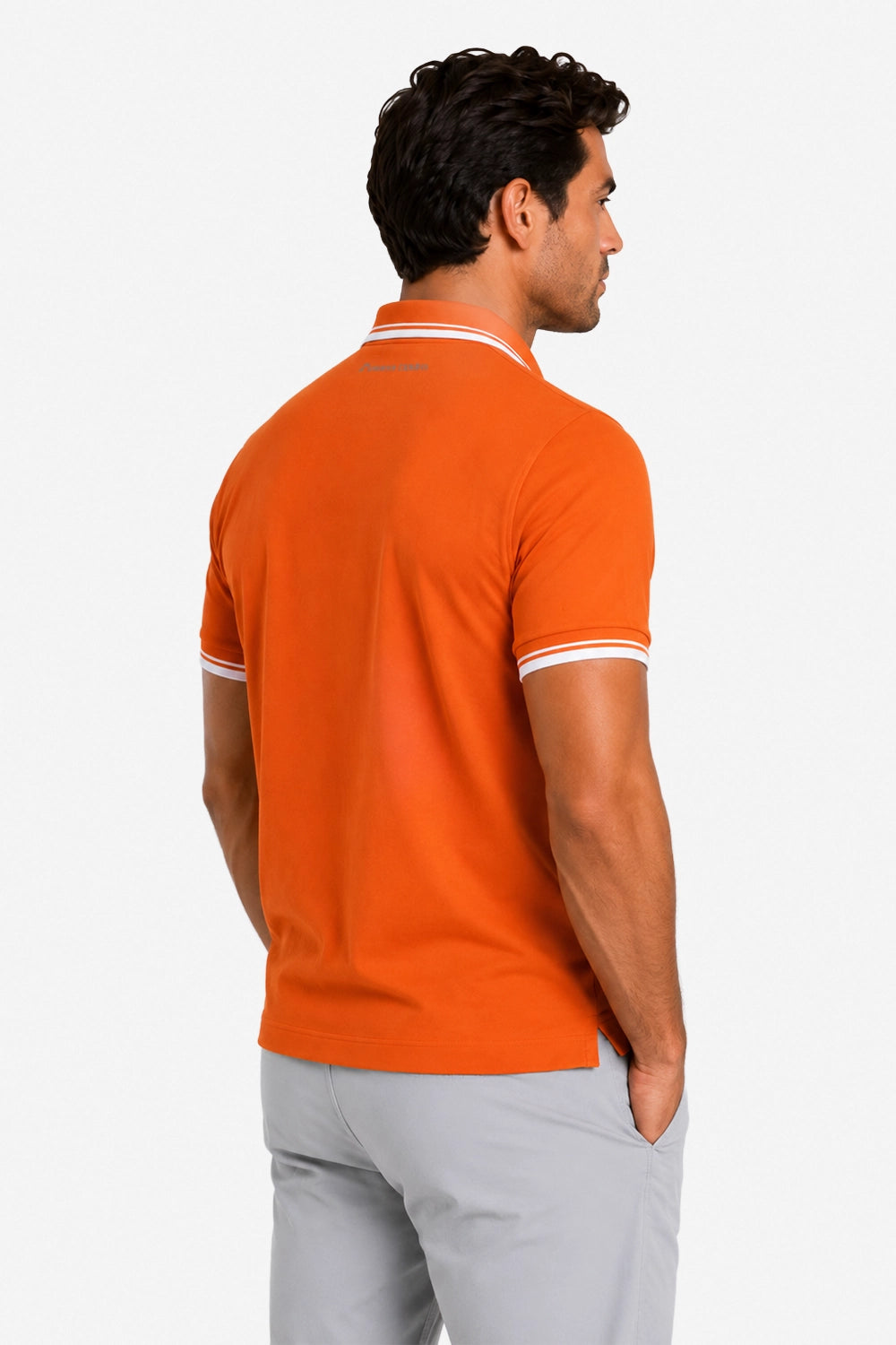 Polo Golf für Herren aus Baumwolle mit Kontrastdetails