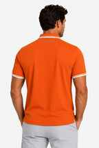 Polo Golf für Herren aus Baumwolle mit Kontrastdetails