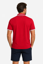Polo Golf für Herren aus Baumwolle mit Kontrastdetails