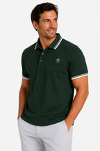 Polo Golf für Herren aus Baumwolle mit Kontrastdetails
