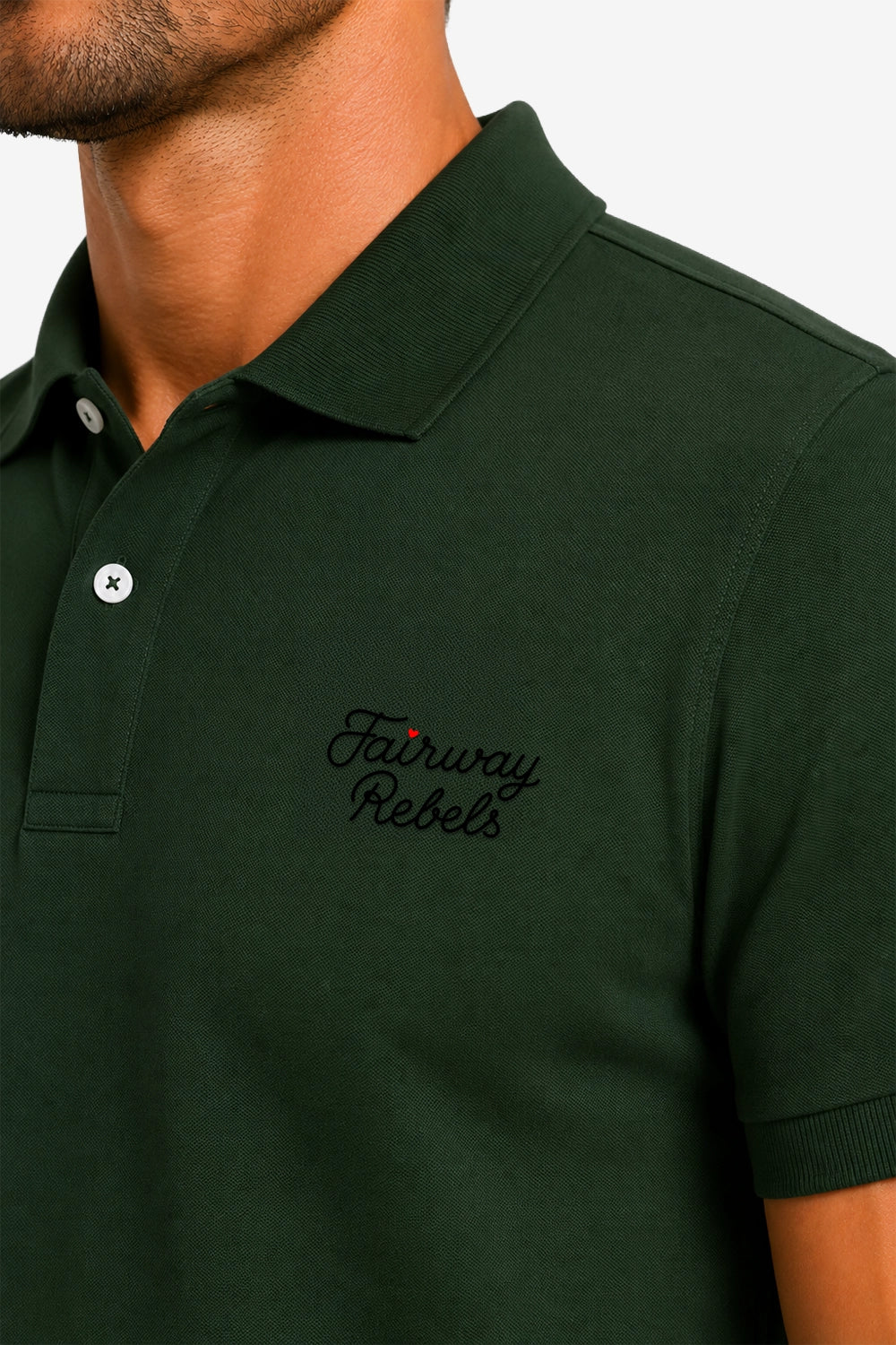 Polo golf homme coton écoresponsable