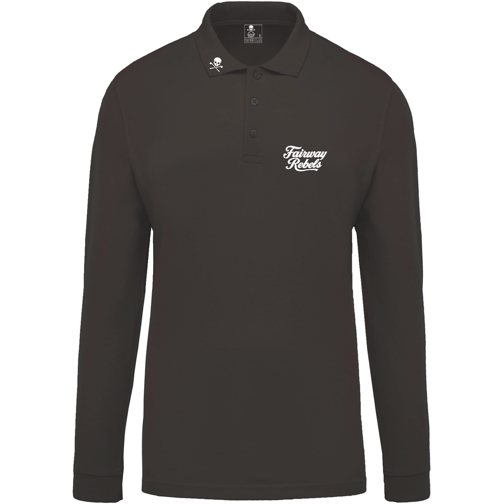Polo de golf homme manches longues