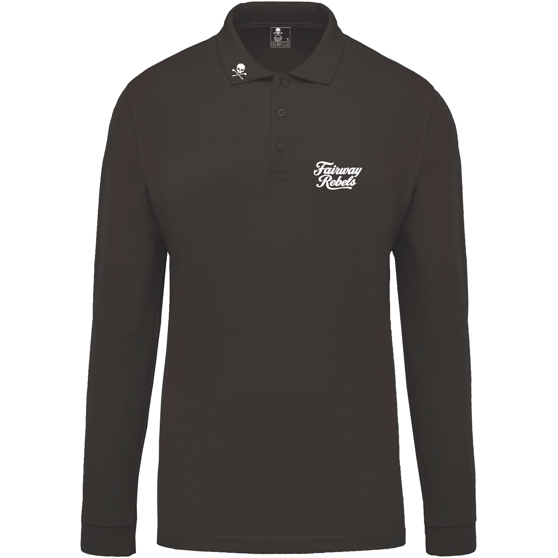 Polo de golf homme manches longues