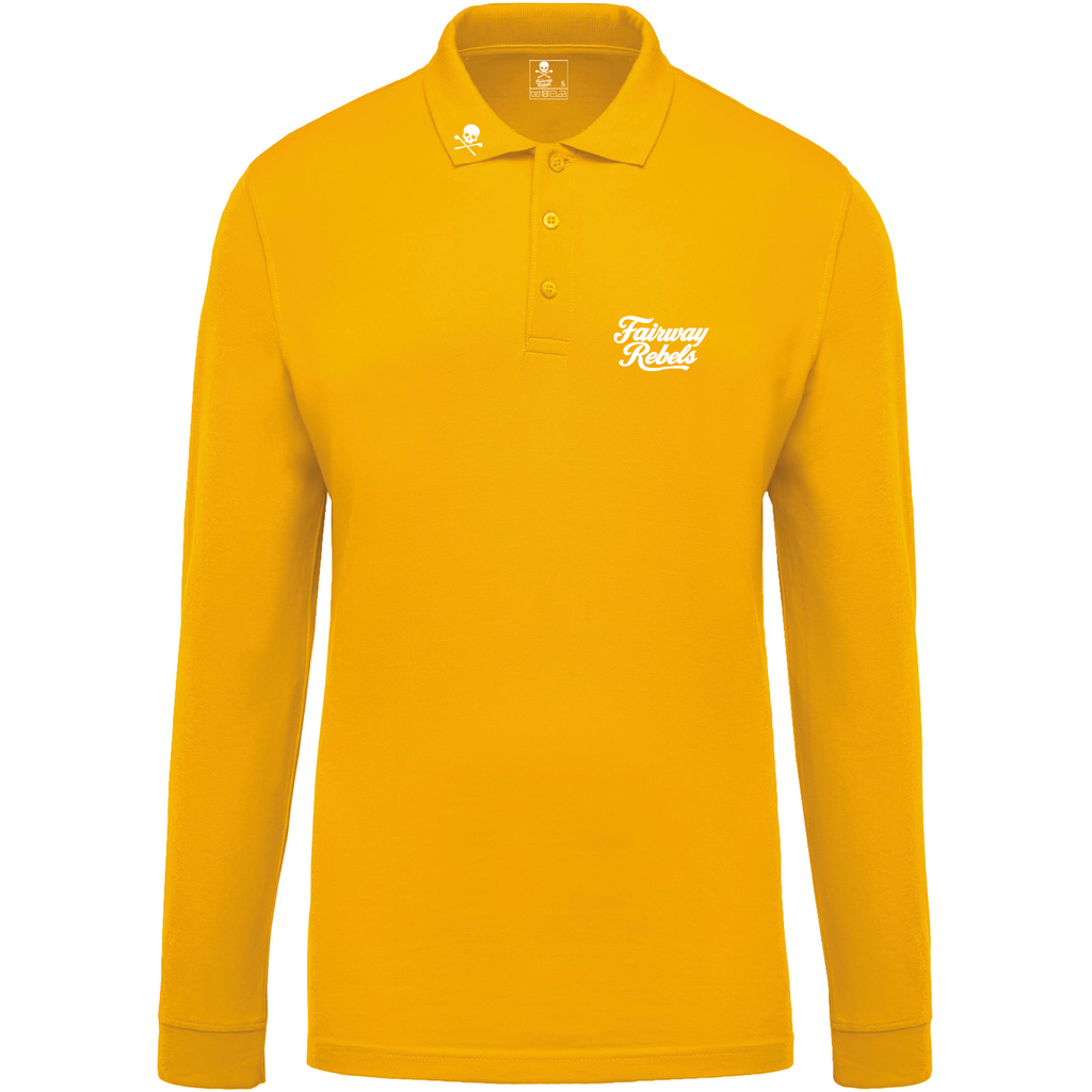 Polo de golf homme manches longues
