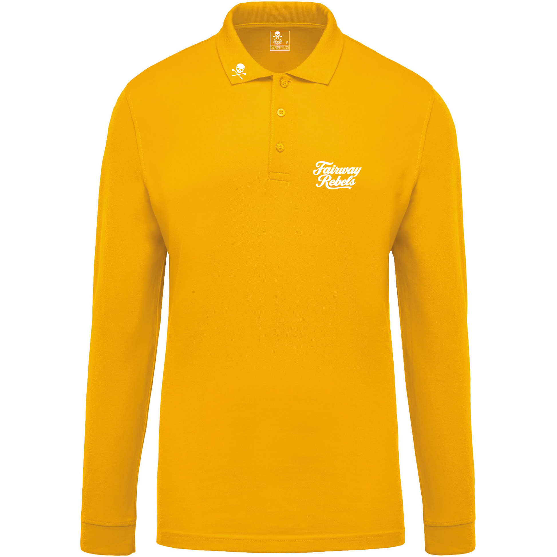 Polo de golf homme manches longues
