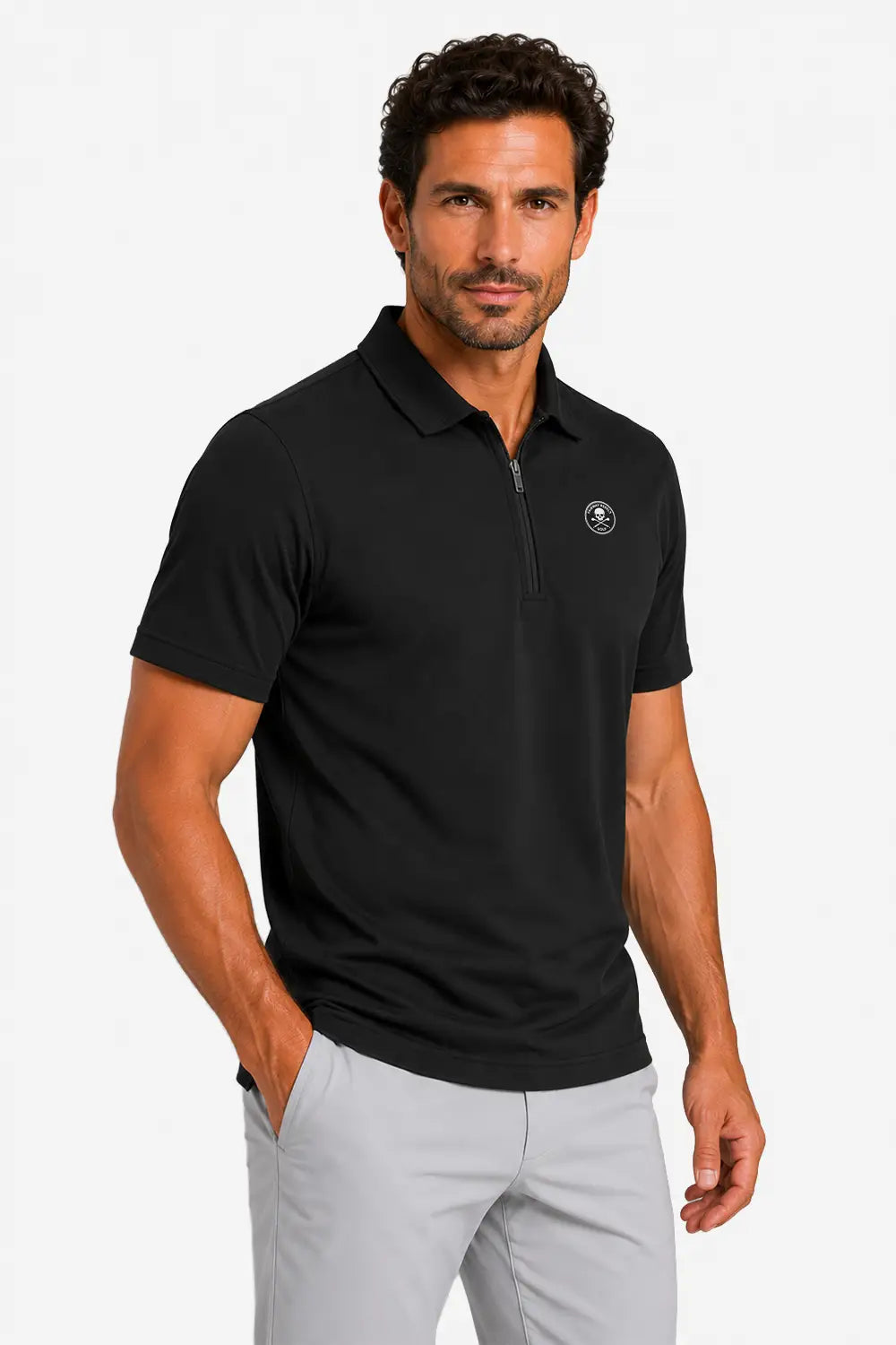 Polo Golf homme 1/4 zip Control Dry