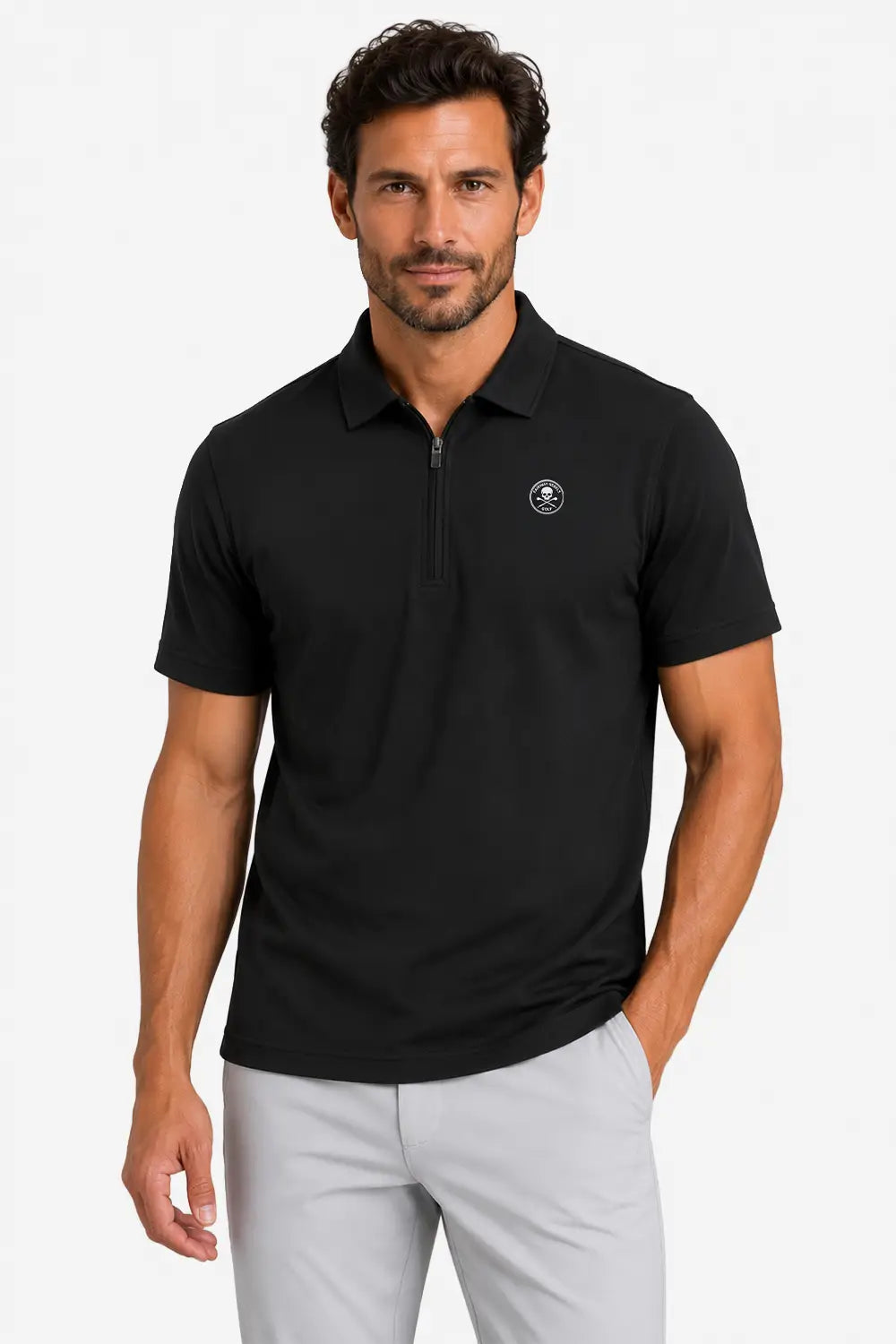 Polo Golf homme 1/4 zip Control Dry