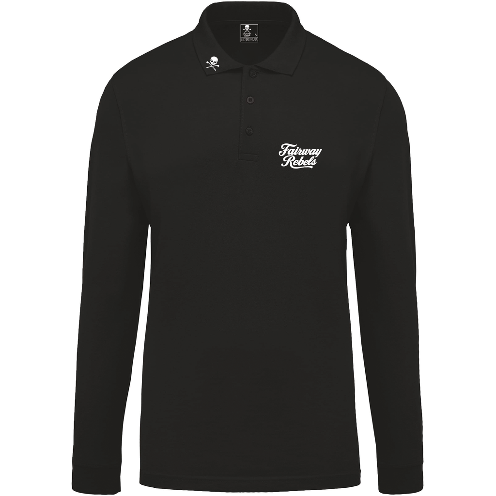 Polo de golf homme manches longues