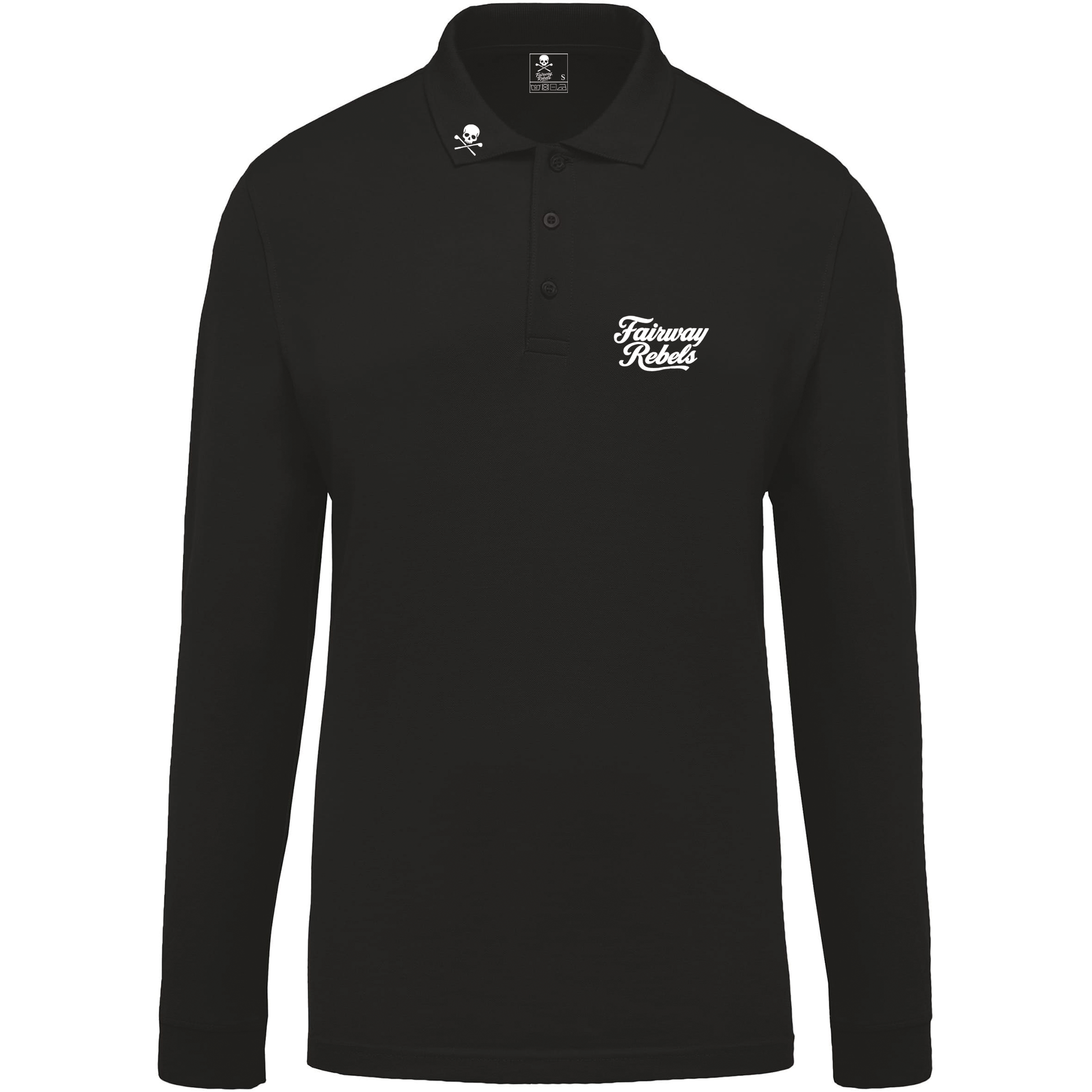 Polo de golf homme manches longues