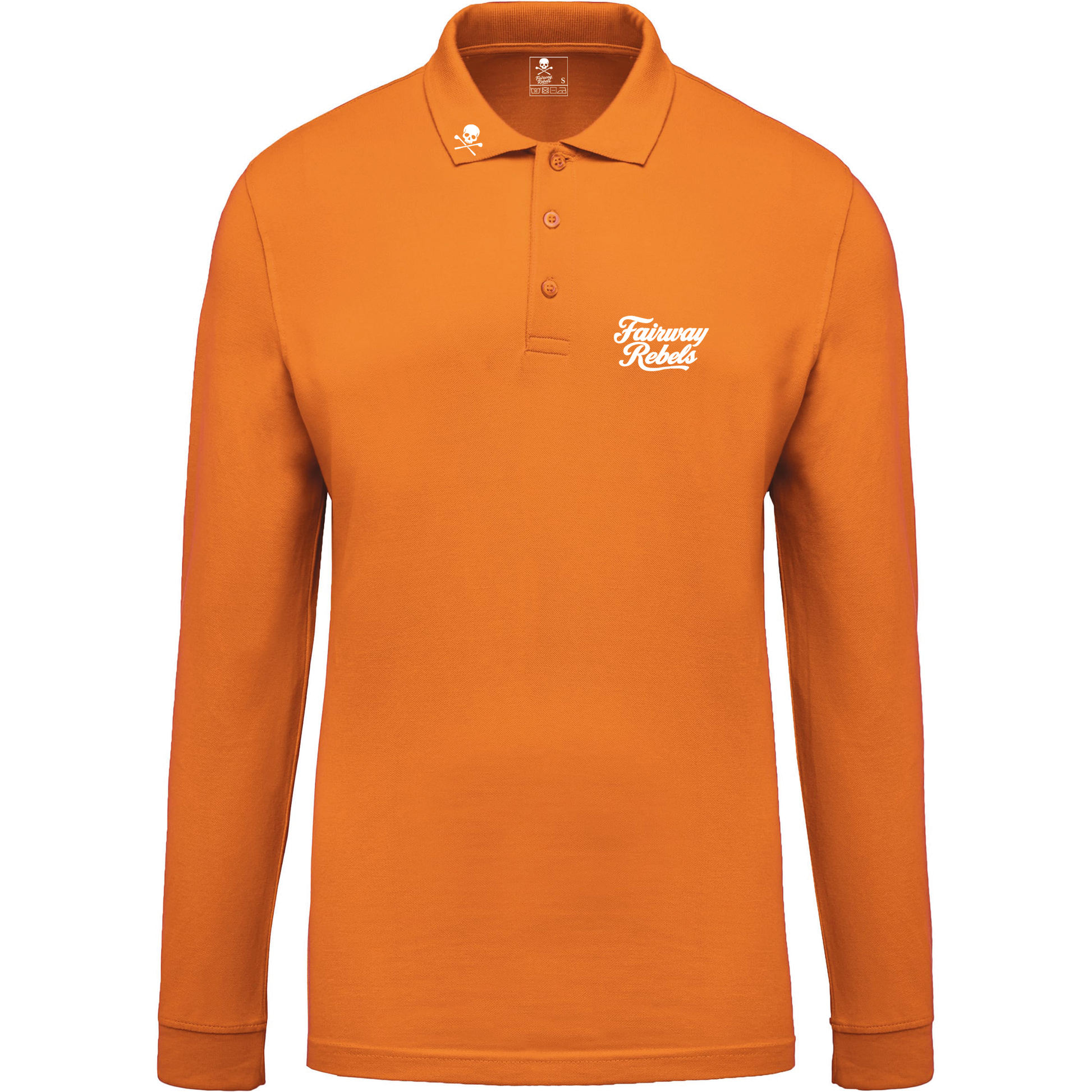 Polo de golf homme manches longues