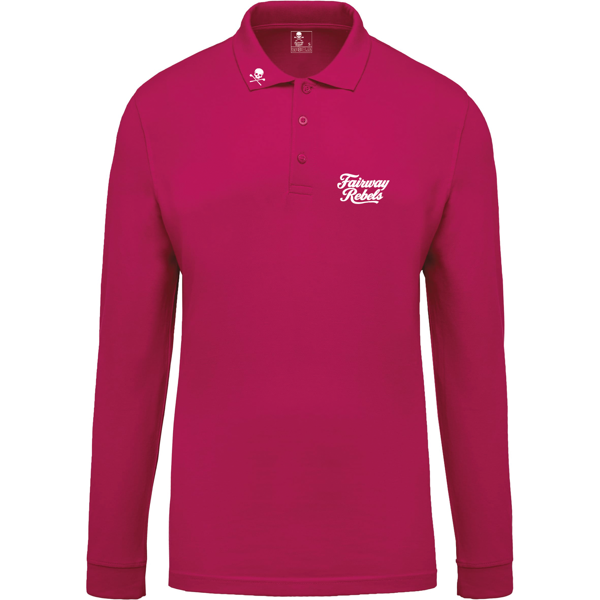 Polo de golf homme manches longues