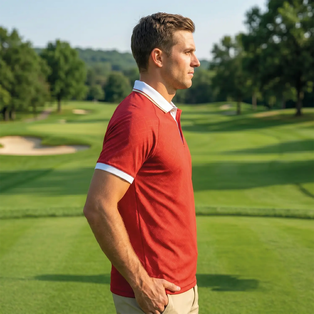 Polo golf Dobby Mesh - Vêtement et accessoire de golf Fairway Rebels