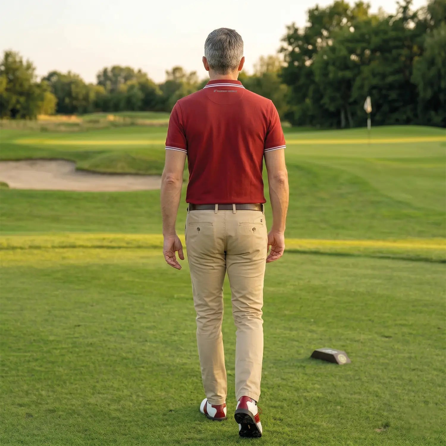 Polo golf Homme Contrasté 100% Coton