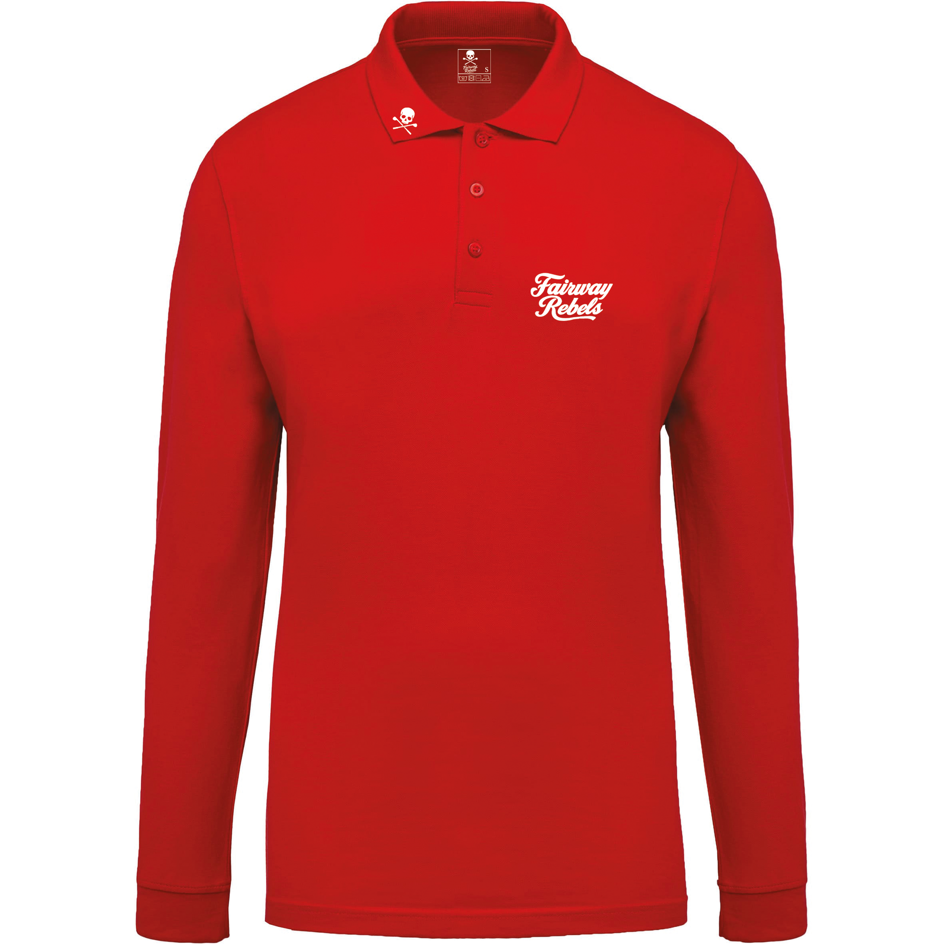 Polo de golf homme manches longues