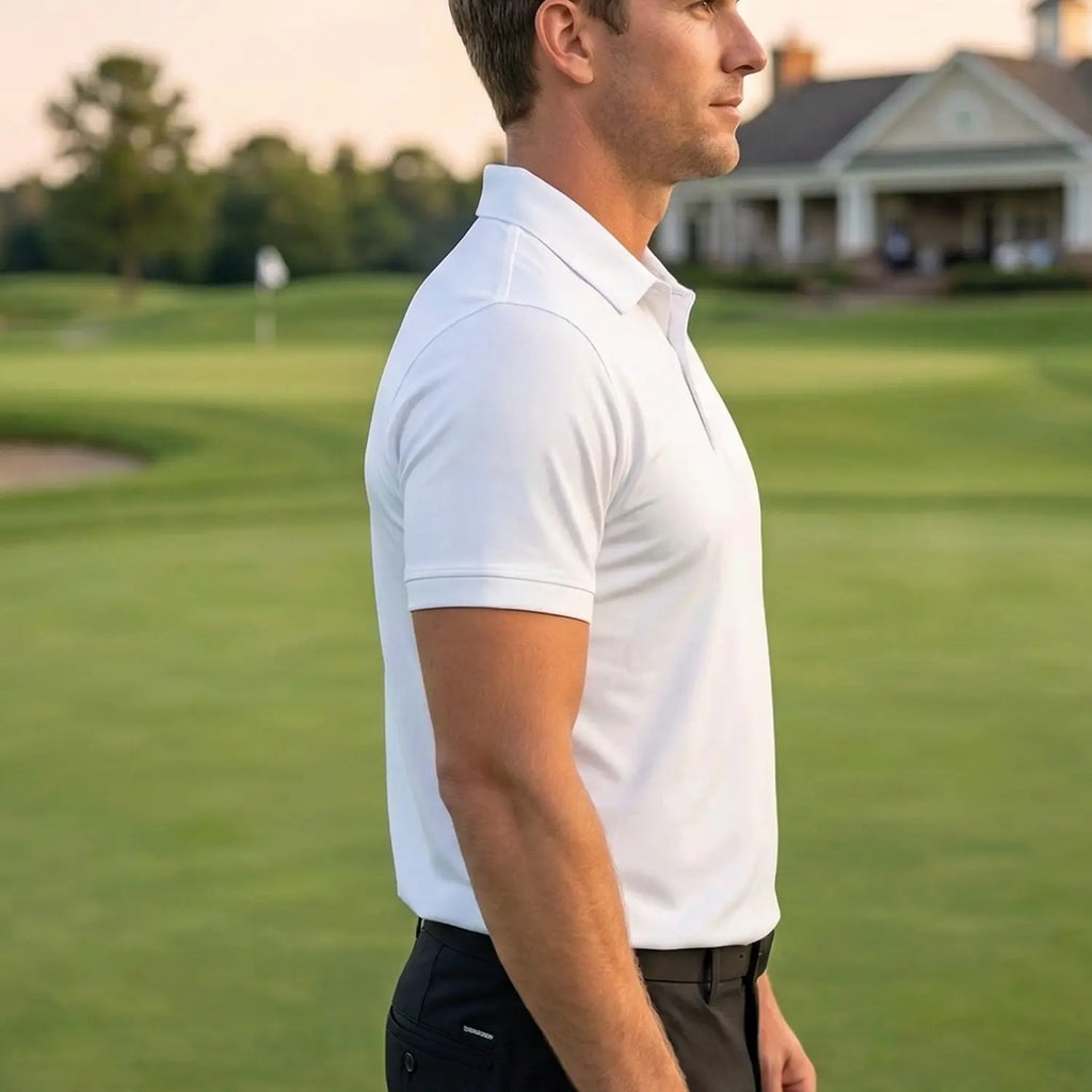 Polo Golf Homme Stretch Coton Skull - Fairway Rebels
