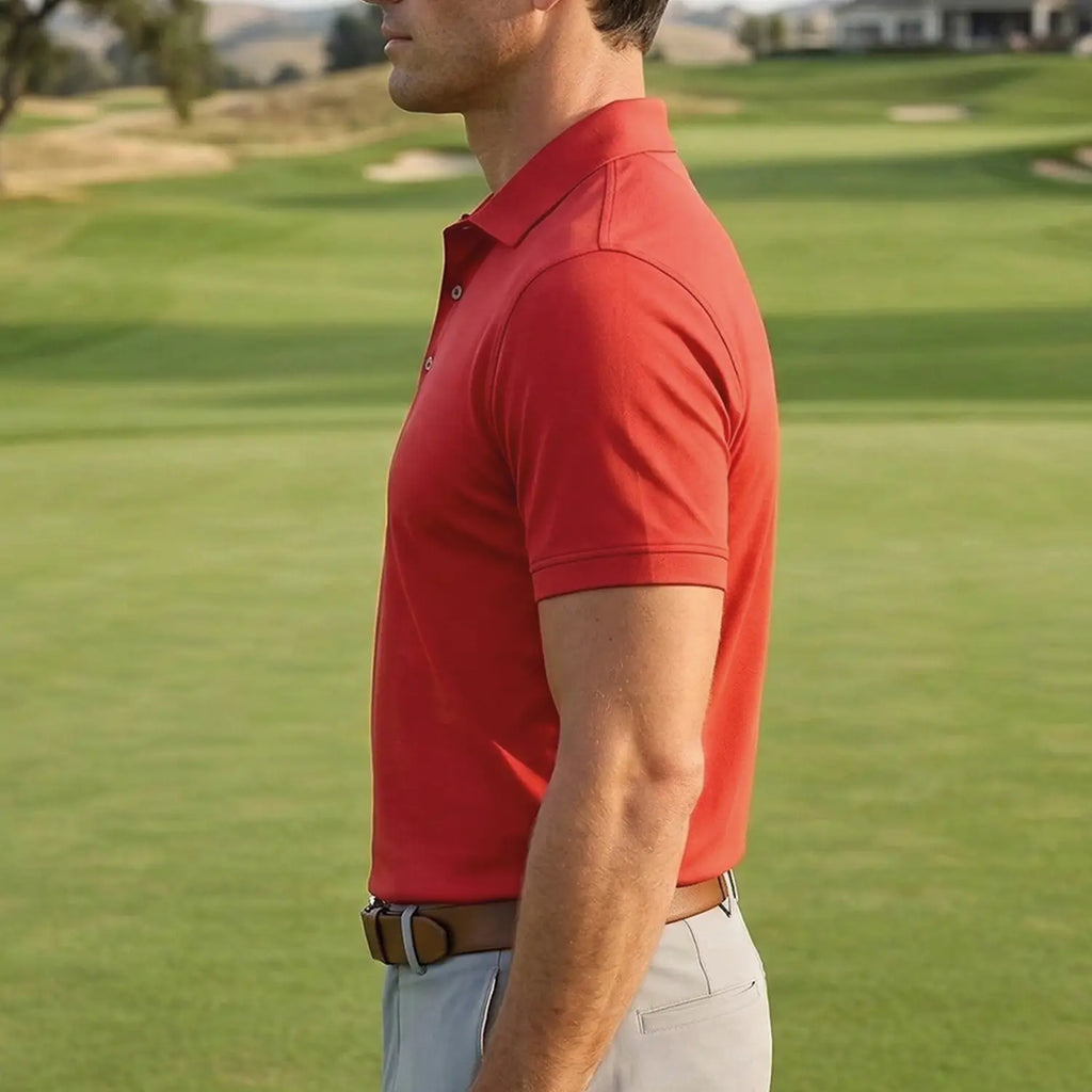 Polo Golf Homme Stretch Coton Skull - Fairway Rebels