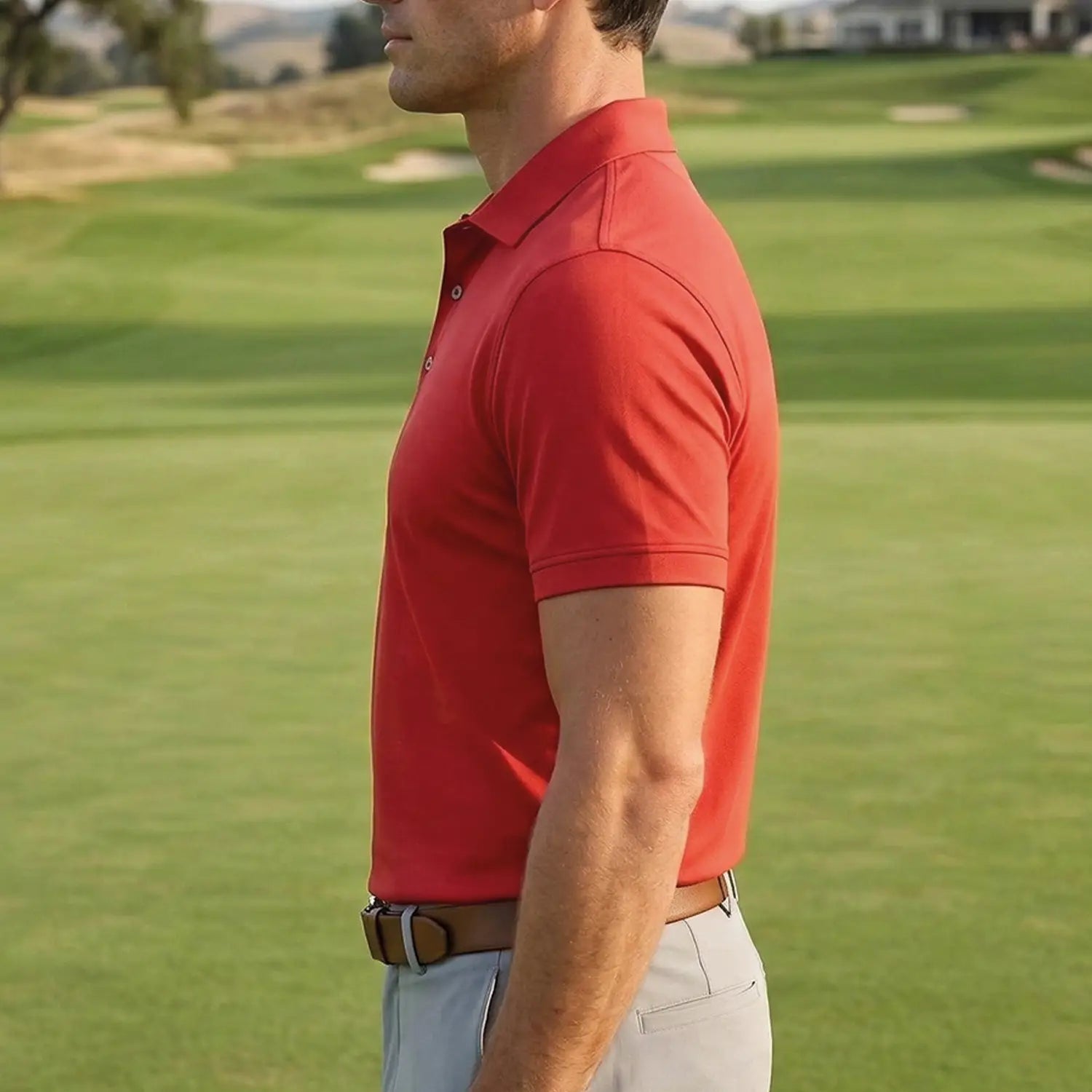 Polo Golf Homme Stretch Coton Skull - Fairway Rebels