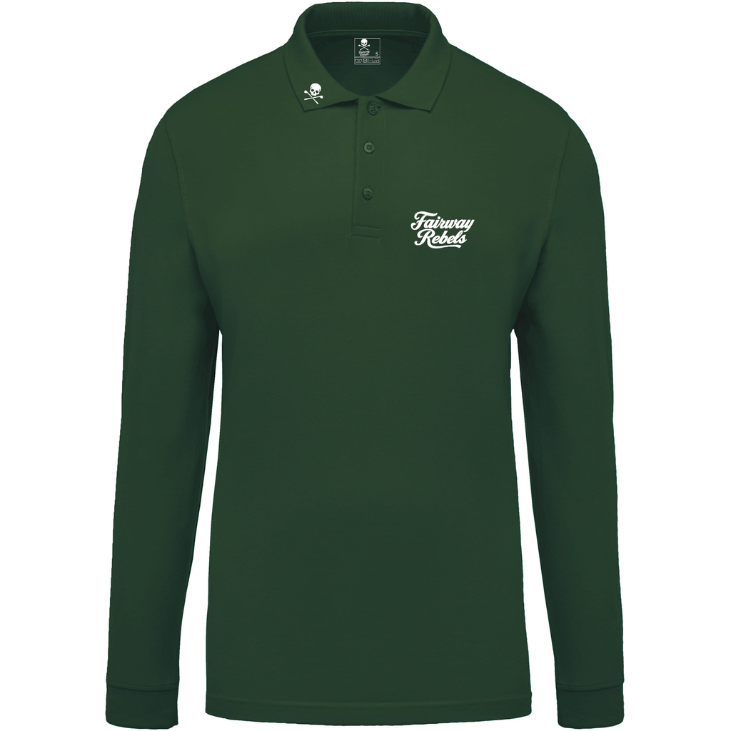 Polo de golf homme manches longues