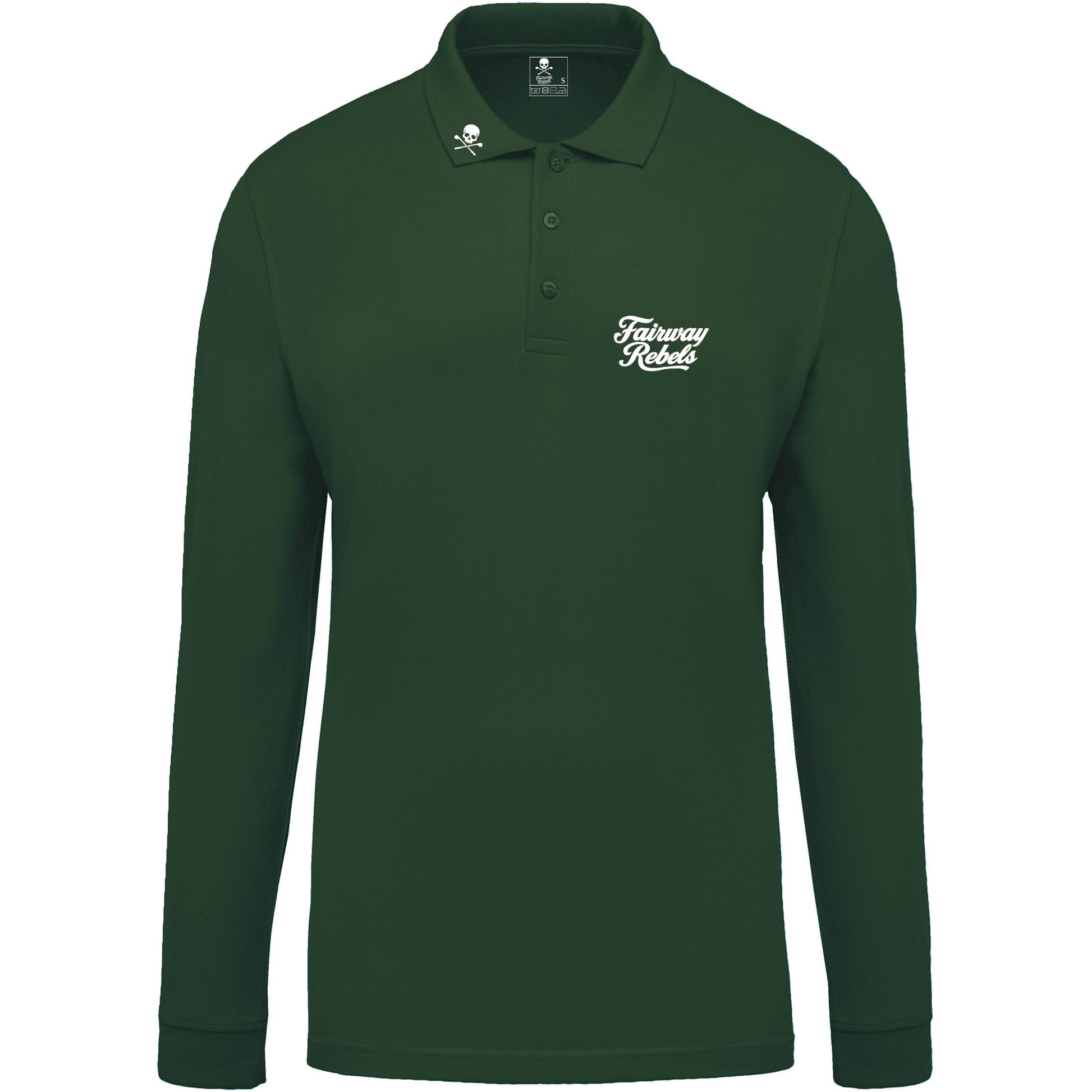 Polo de golf homme manches longues