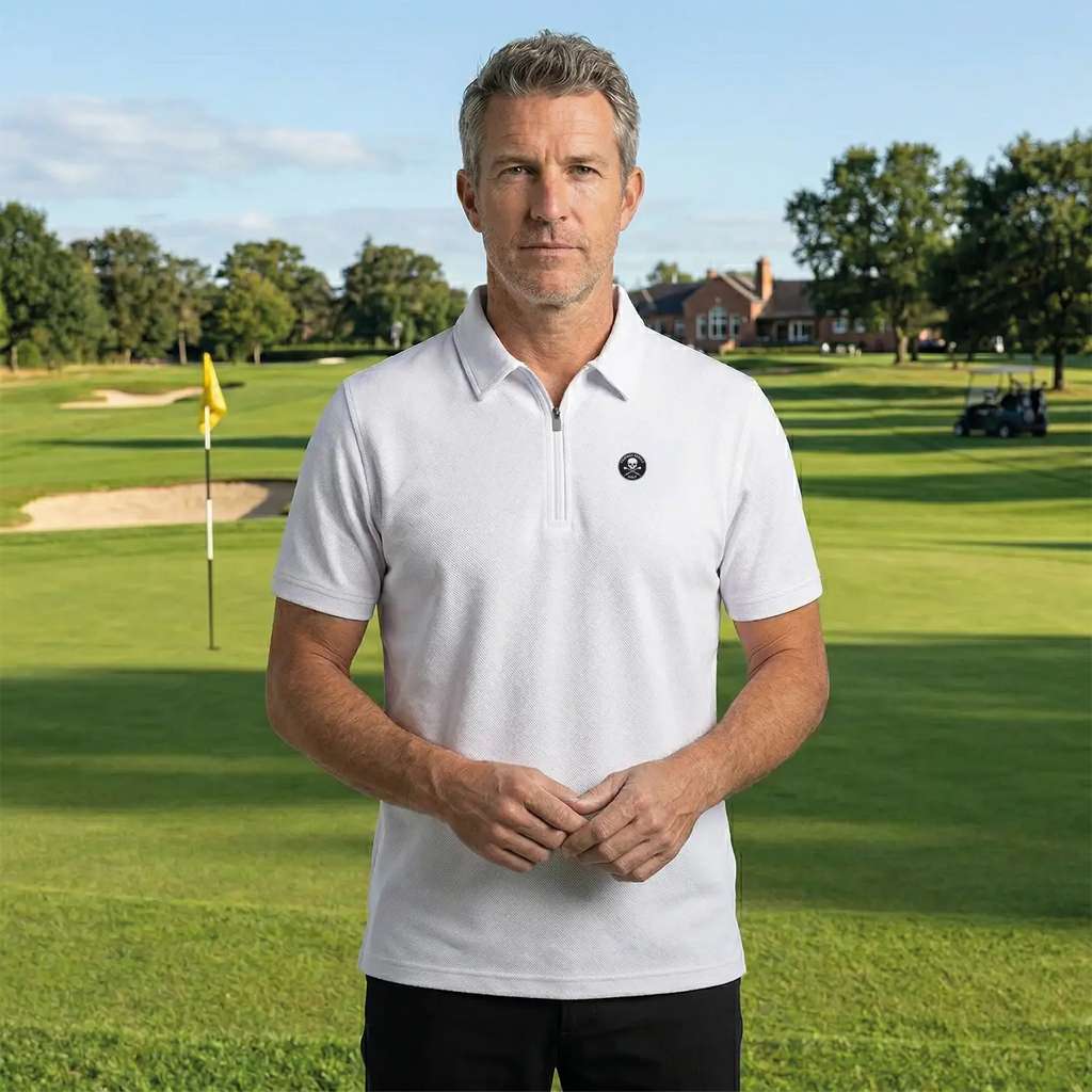 Polo Golf homme 1/4 zip Control Dry - Vêtement et accessoire de golf Fairway Rebels