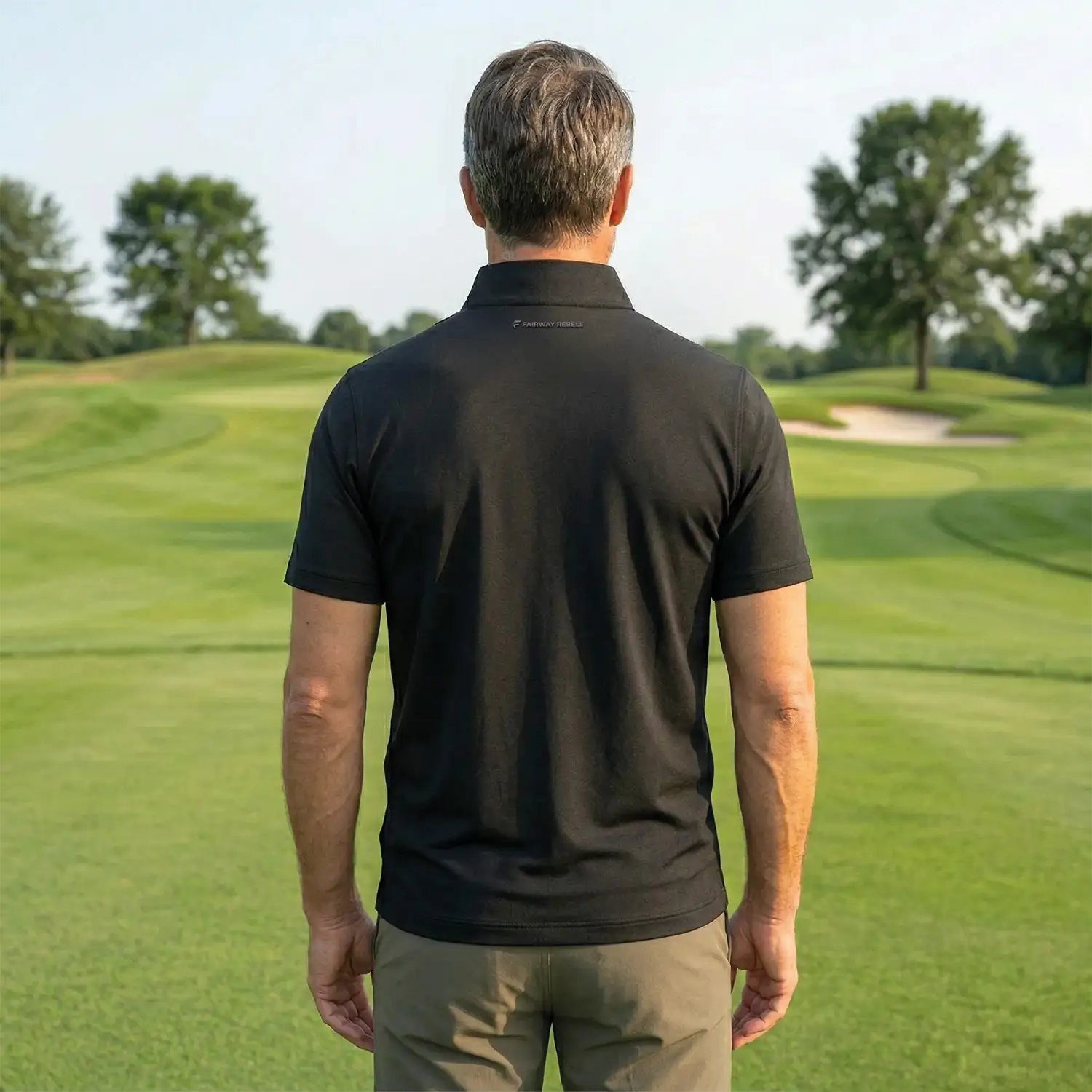 Polo Golf homme 1/4 zip Control Dry - Vêtement et accessoire de golf Fairway Rebels