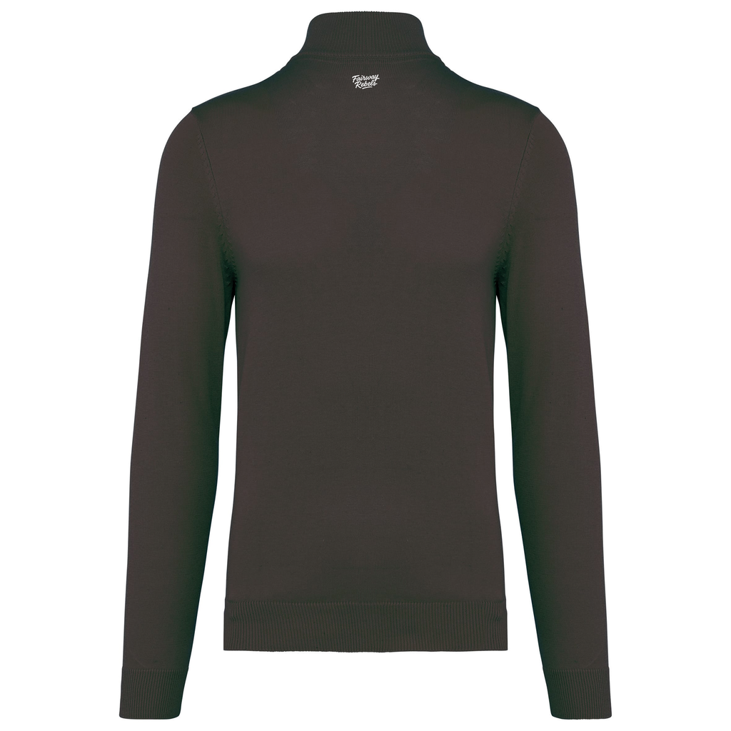 Pull 1/4 Zip Homme Gris Foncé- Fairway-Rebels - Fairway Rebels golf