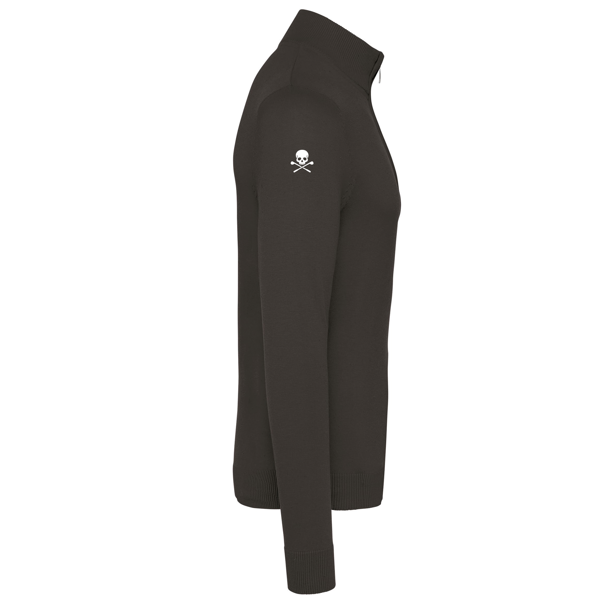 Pull 1/4 Zip Homme Gris Foncé- Fairway-Rebels - Fairway Rebels golf