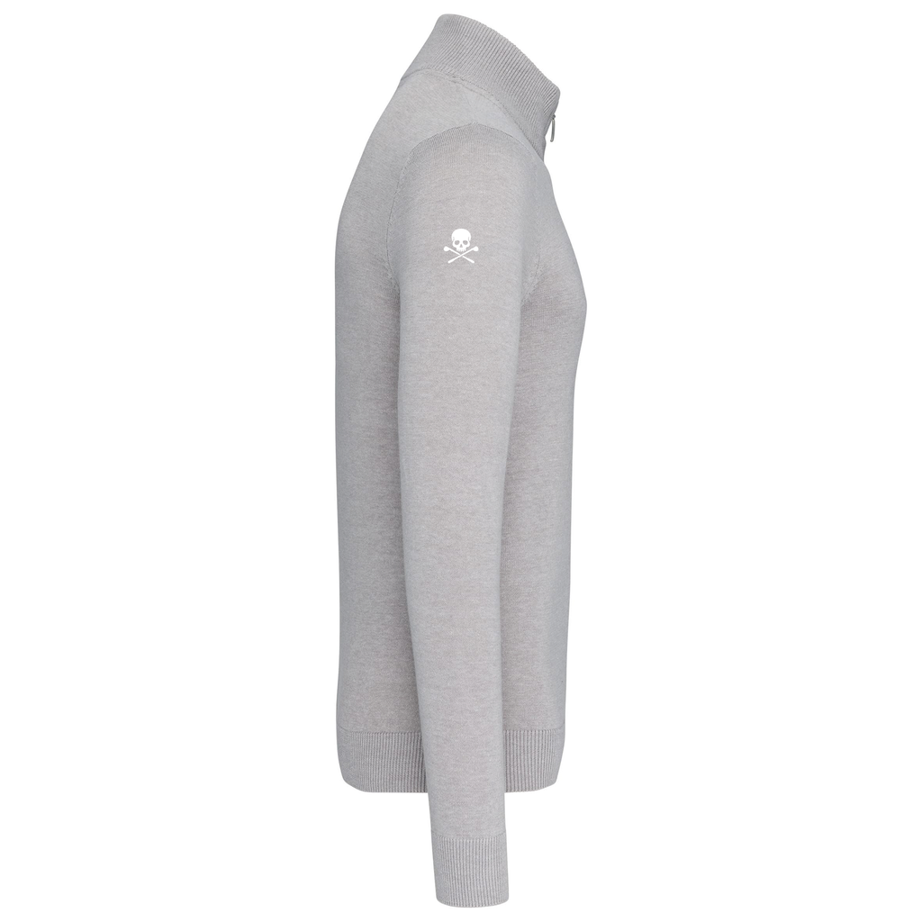 Pull 1/4 Zip Homme Gris Clair - Fairway-Rebels - Fairway Rebels golf