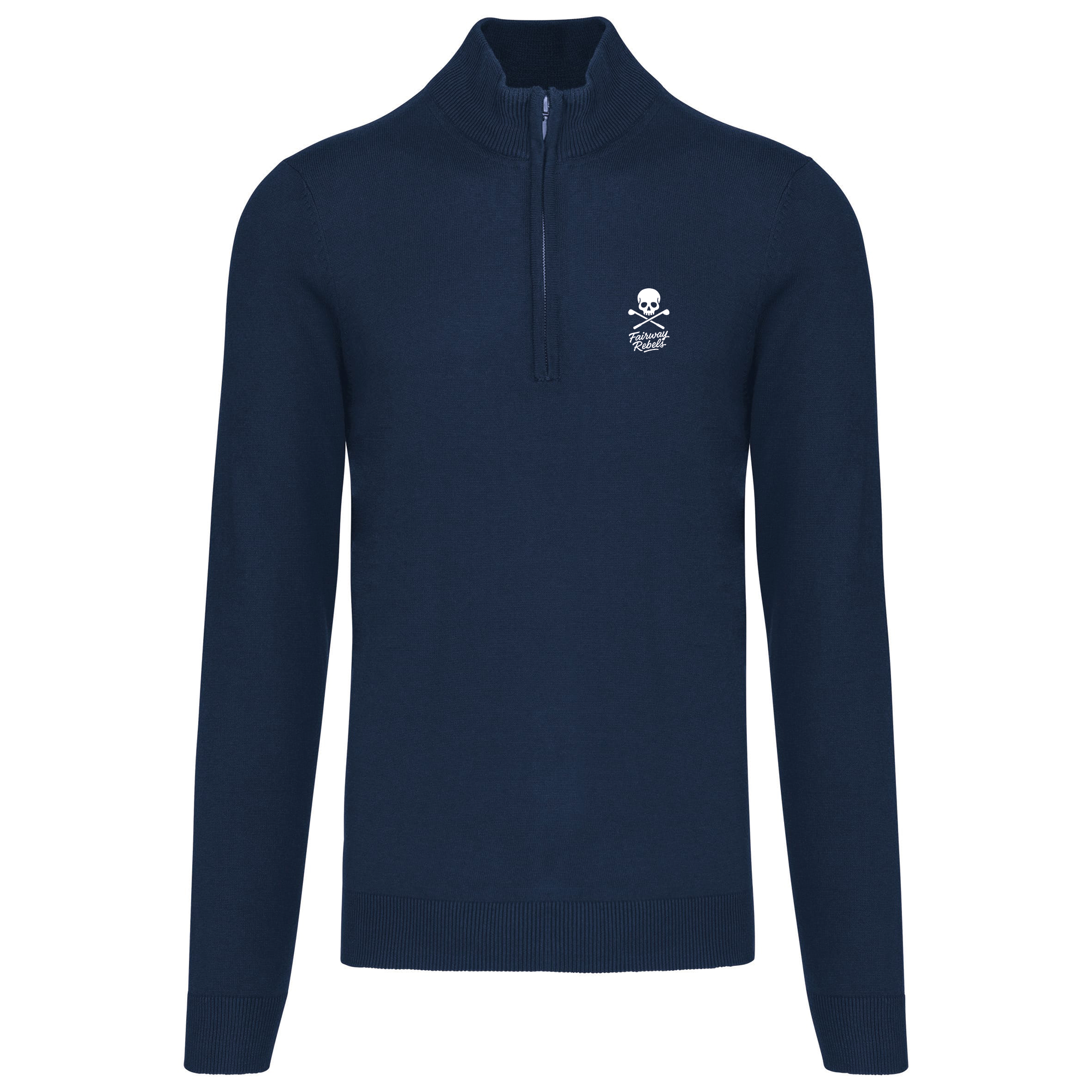 Pull 1/4 Zip Homme Bleu Marine - Fairway-Rebels - Fairway Rebels golf