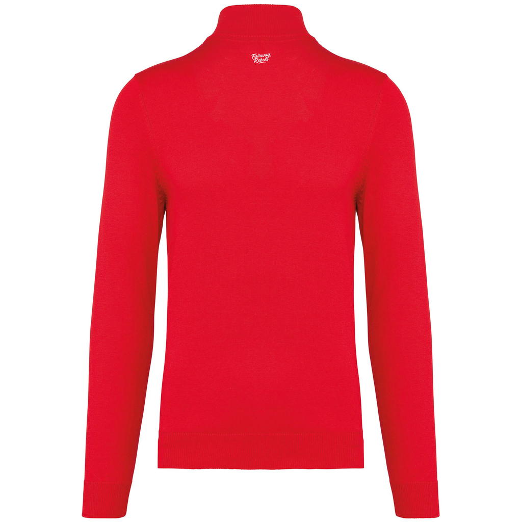 Pull 1/4 Zip Homme Rouge - Fairway-Rebels - Fairway Rebels golf