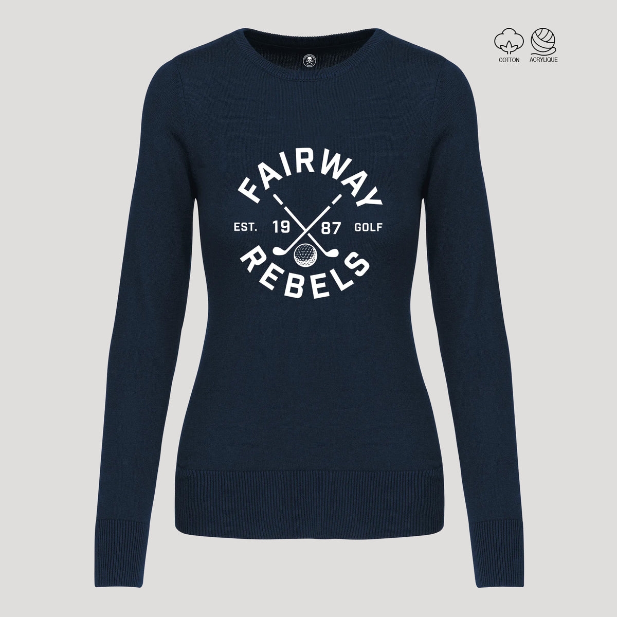 Women's Round Neck Golf Jumper 1987