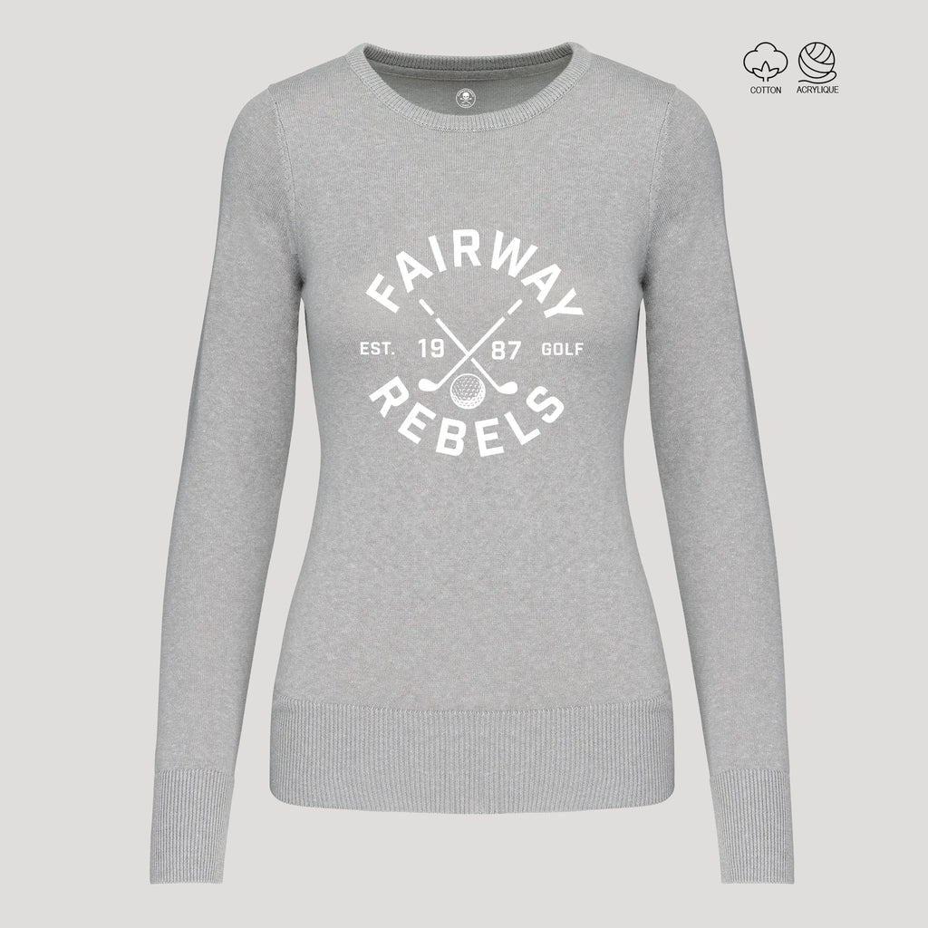 Pull Golf Femme Col Rond 1987 - Fairway Rebels