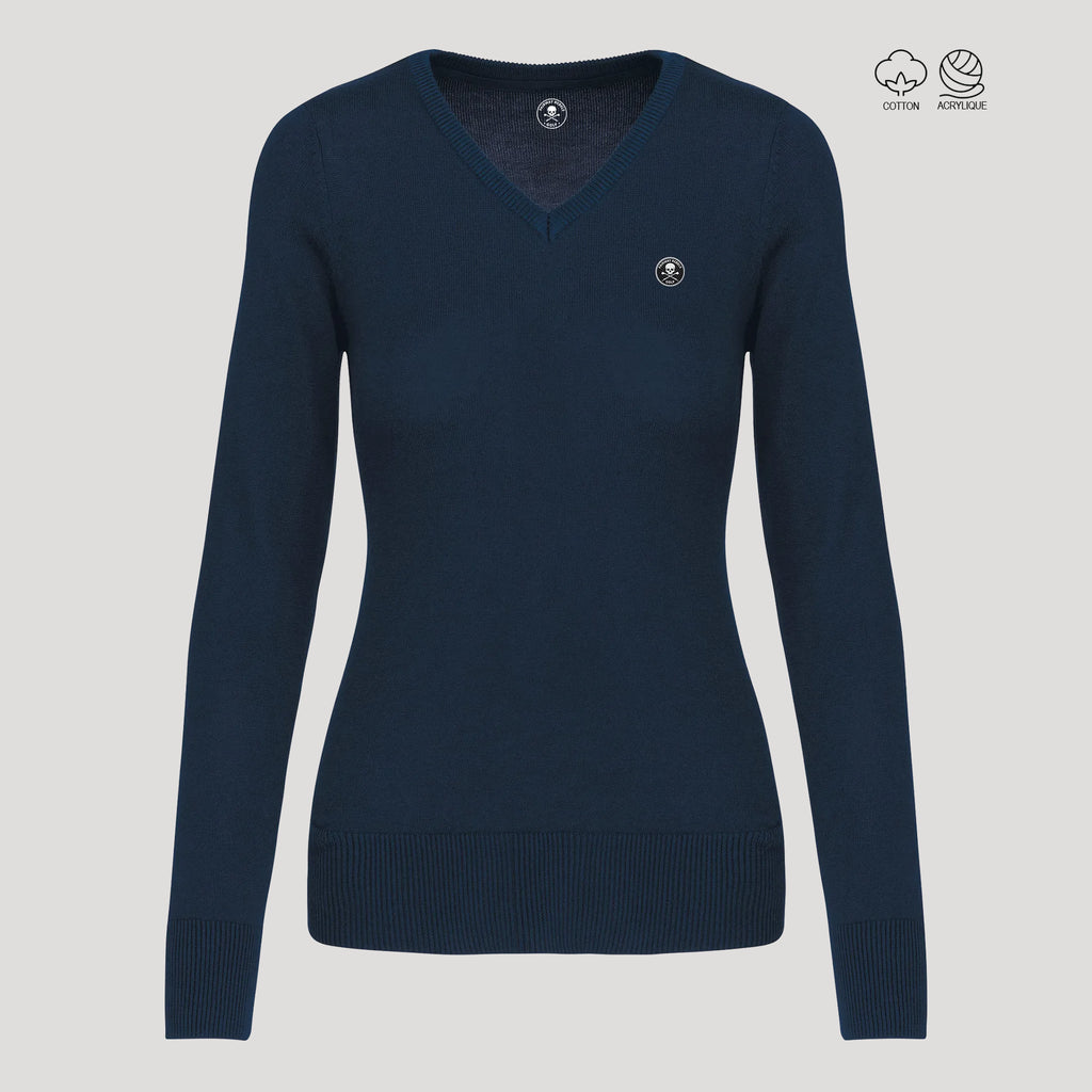 Pull Golf Femme Col V