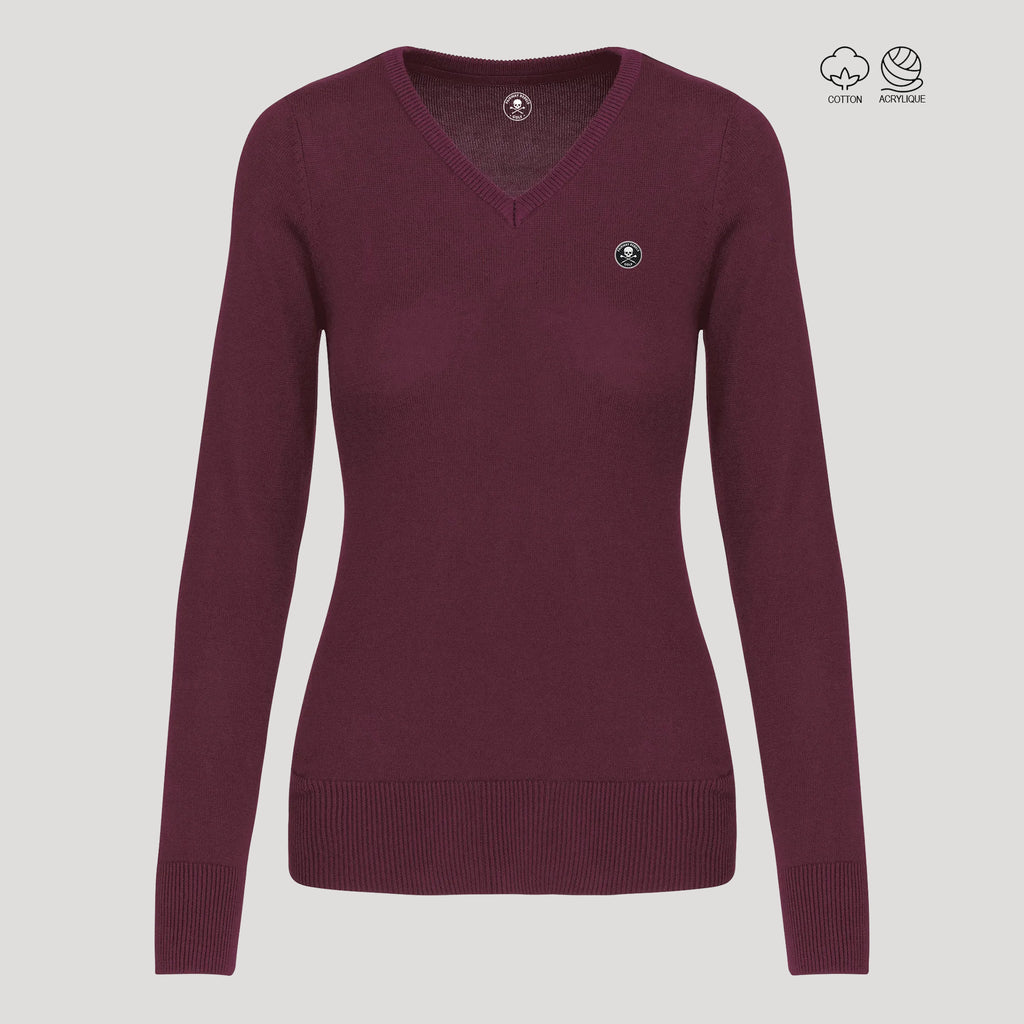 Pull Golf Femme Col V
