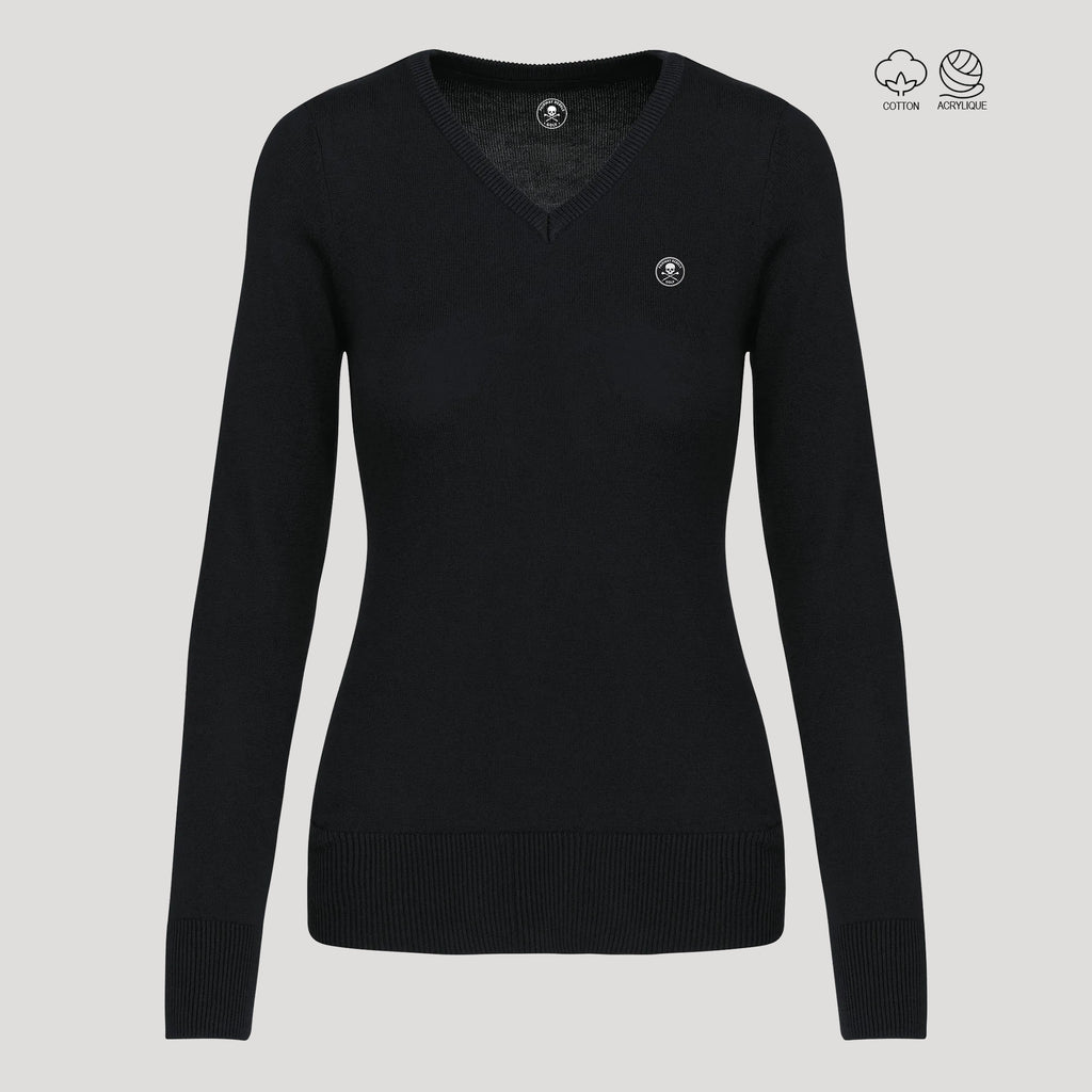 Pull Golf Femme Col V