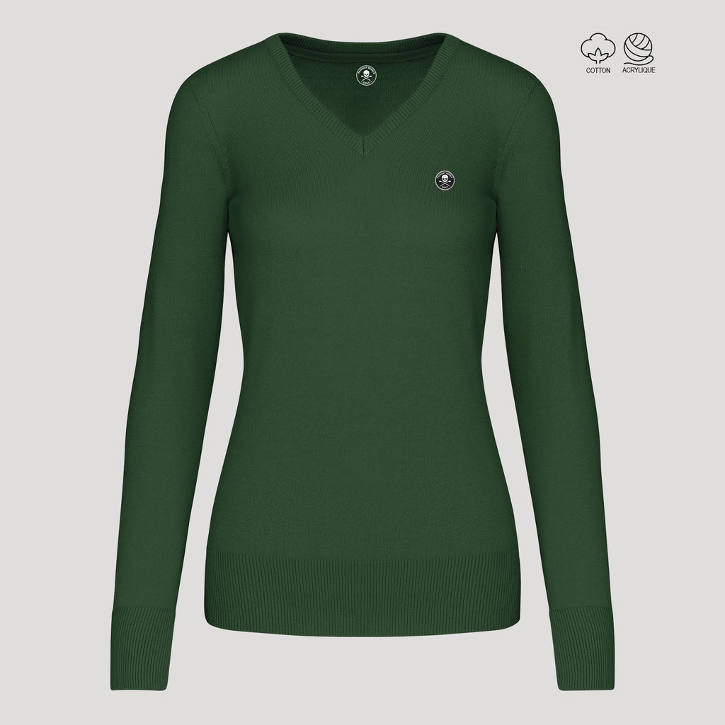 Pull Golf Femme Col V
