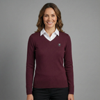 Pull Golf Femme Col V