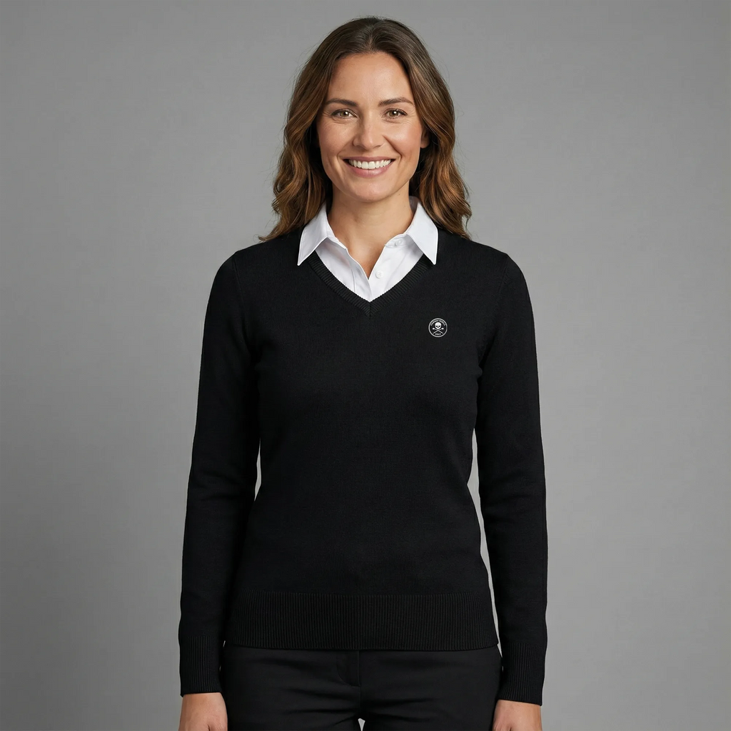 Pull Golf Femme Col V