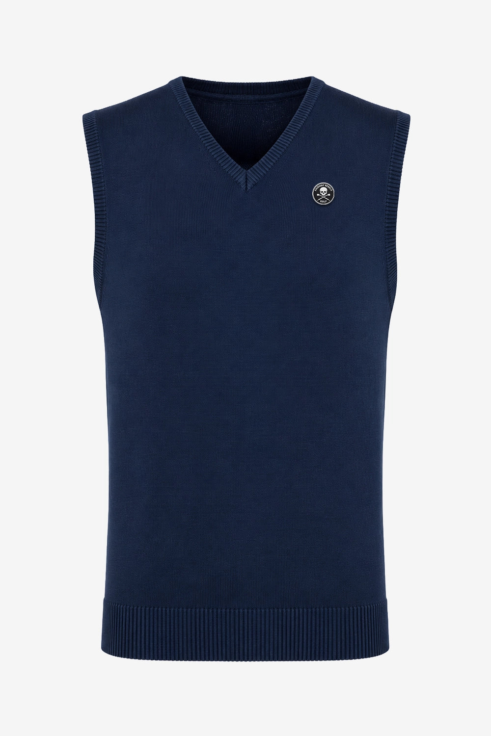 Men's Sleeveless Golf V-Neck Pullover