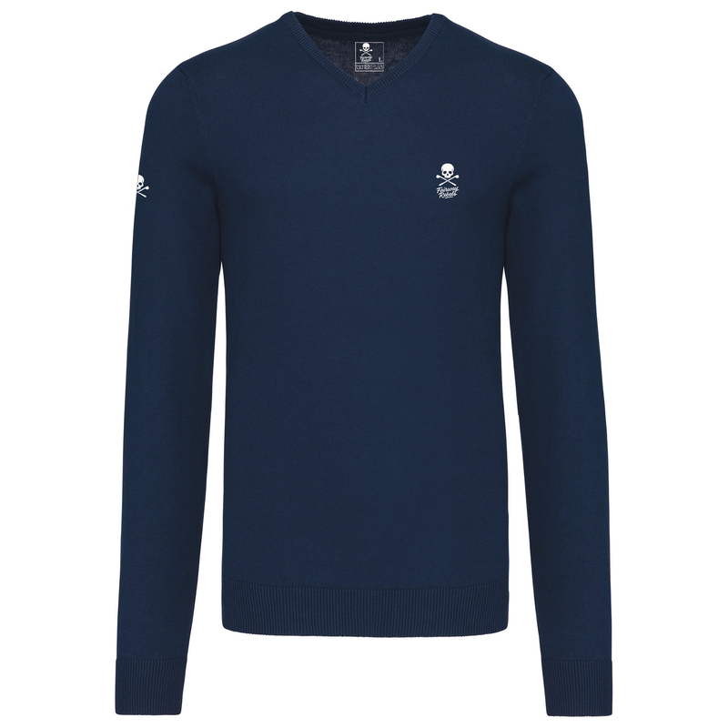 Pull Col V Homme Bleu Marine Fairway-Rebels Golf - Fairway Rebels golf -Pull col V -62.00 EUR