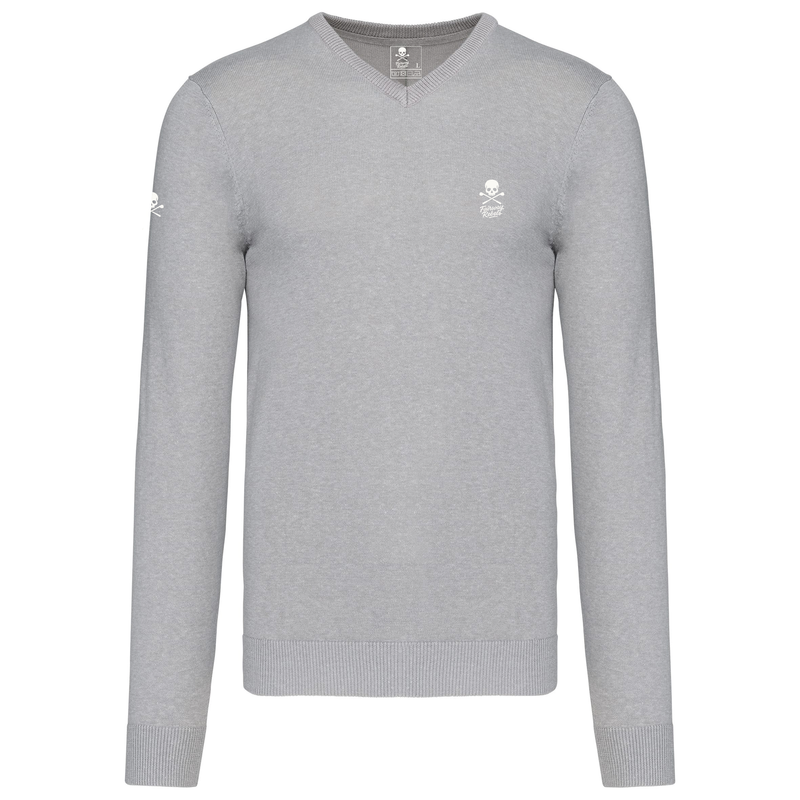 Pull Col V Homme Gris Fairway-Rebels Golf - Fairway Rebels golf -Pull col V -62.00 EUR