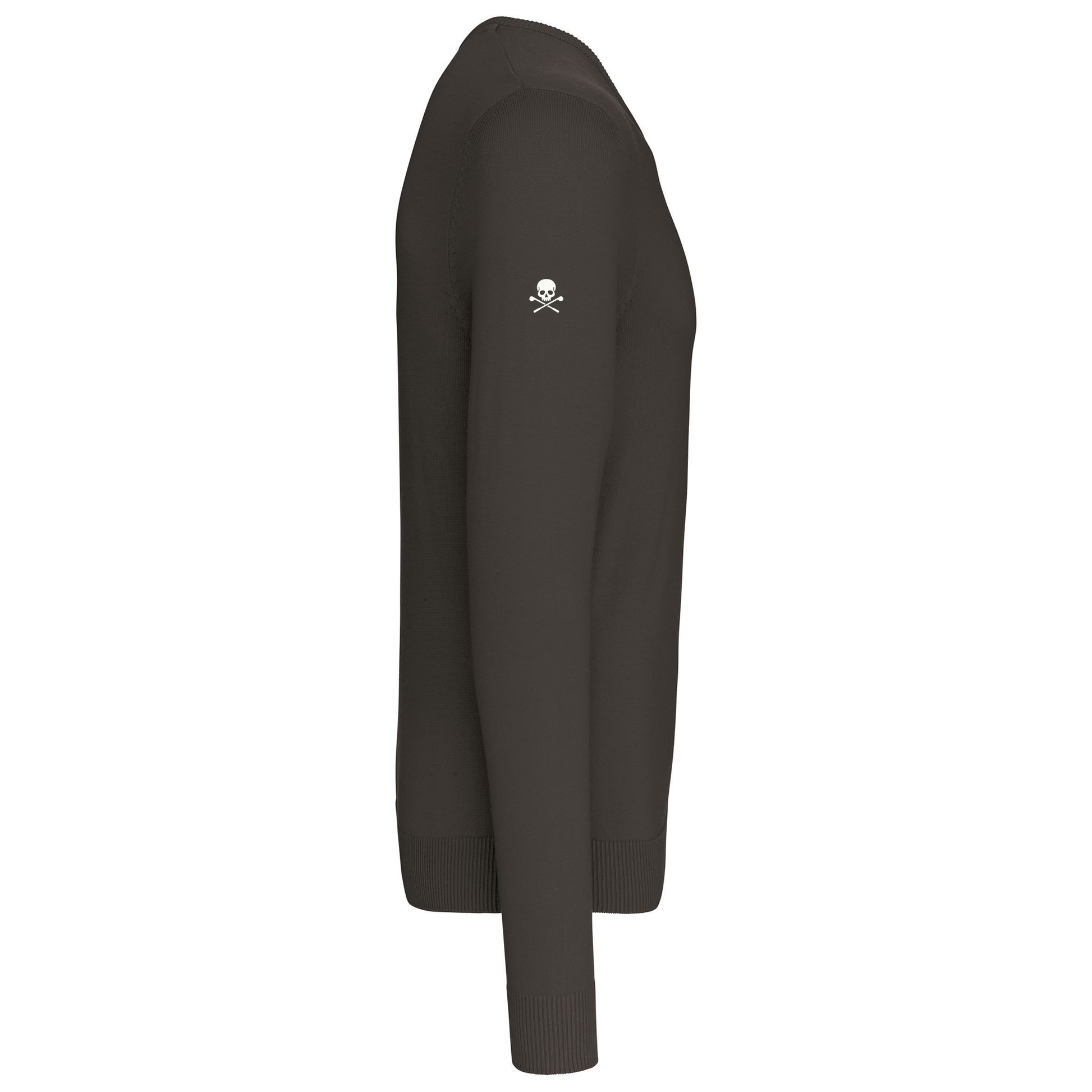 Pull Col V Homme Gris Foncé Fairway-Rebels Golf