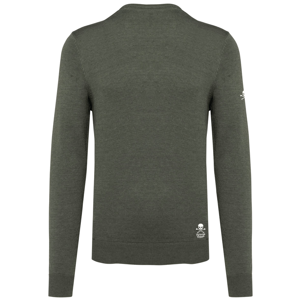 Pull Col V Homme Vert Fairway-Rebels Golf