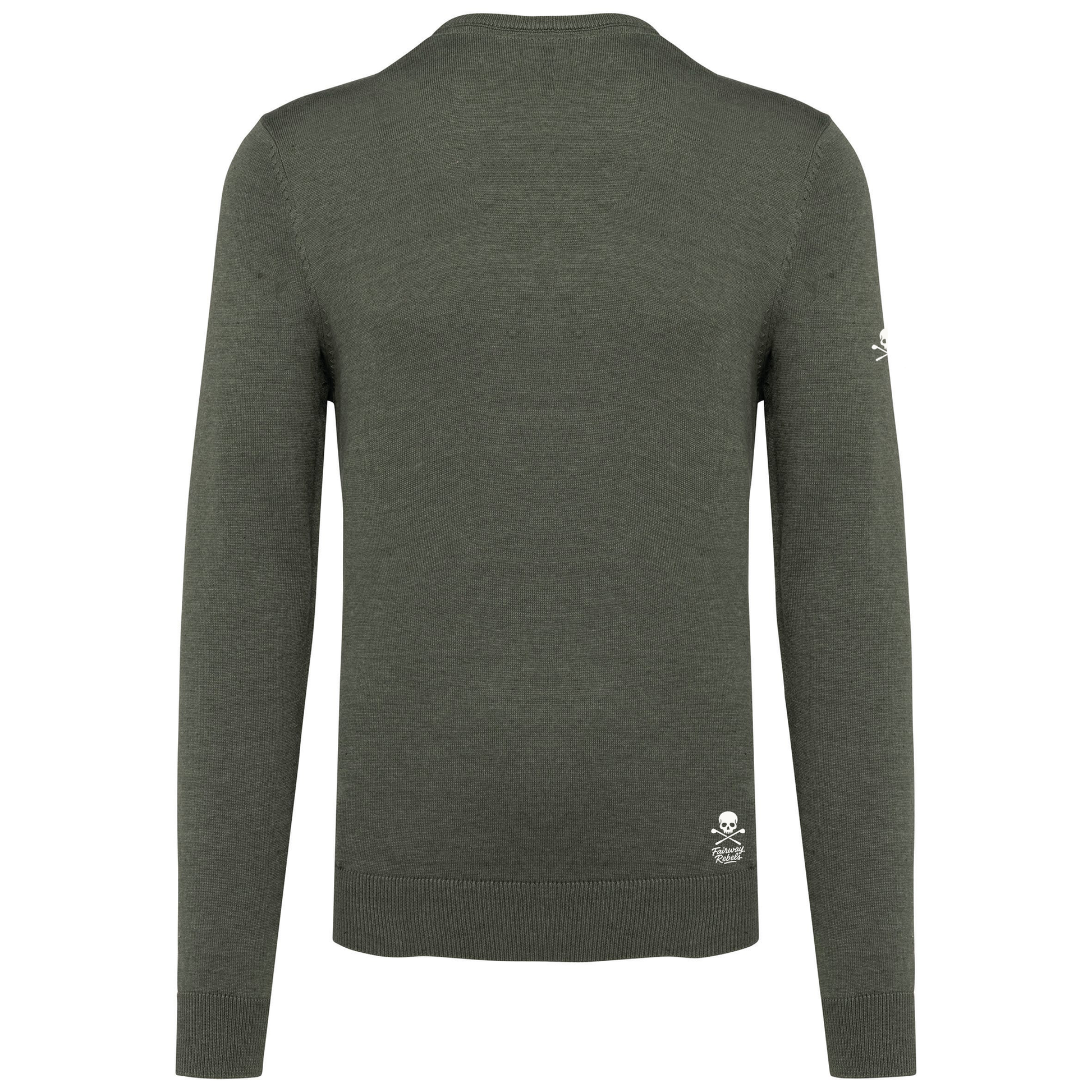 Pull Col V Homme Vert Fairway-Rebels Golf