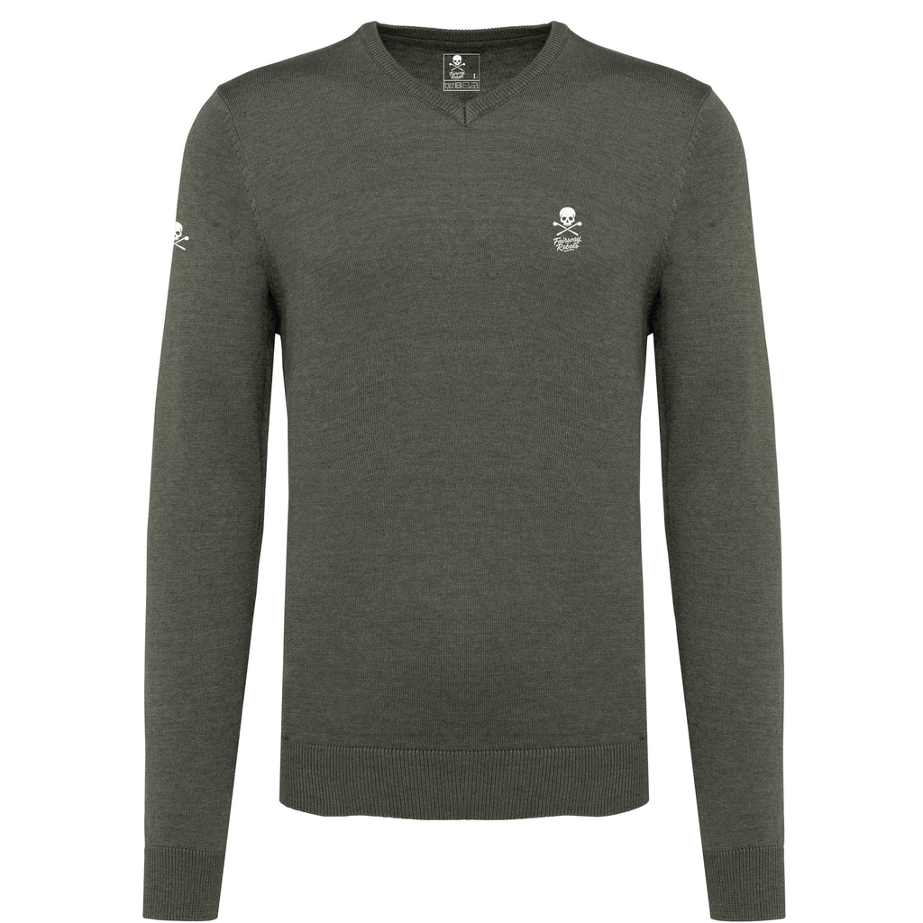 Pull Col V Homme Vert Fairway-Rebels Golf