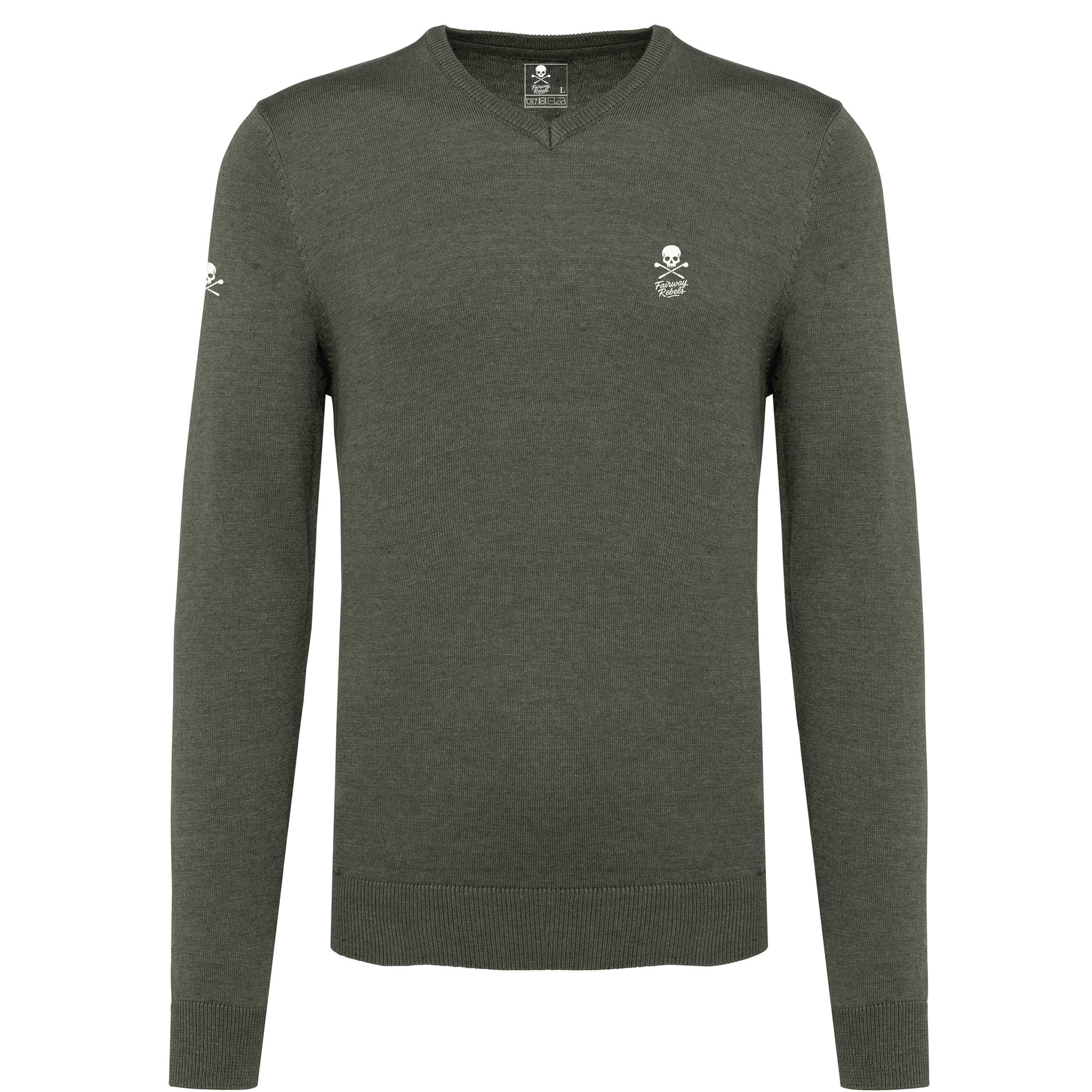 Pull Col V Homme Vert Fairway-Rebels Golf