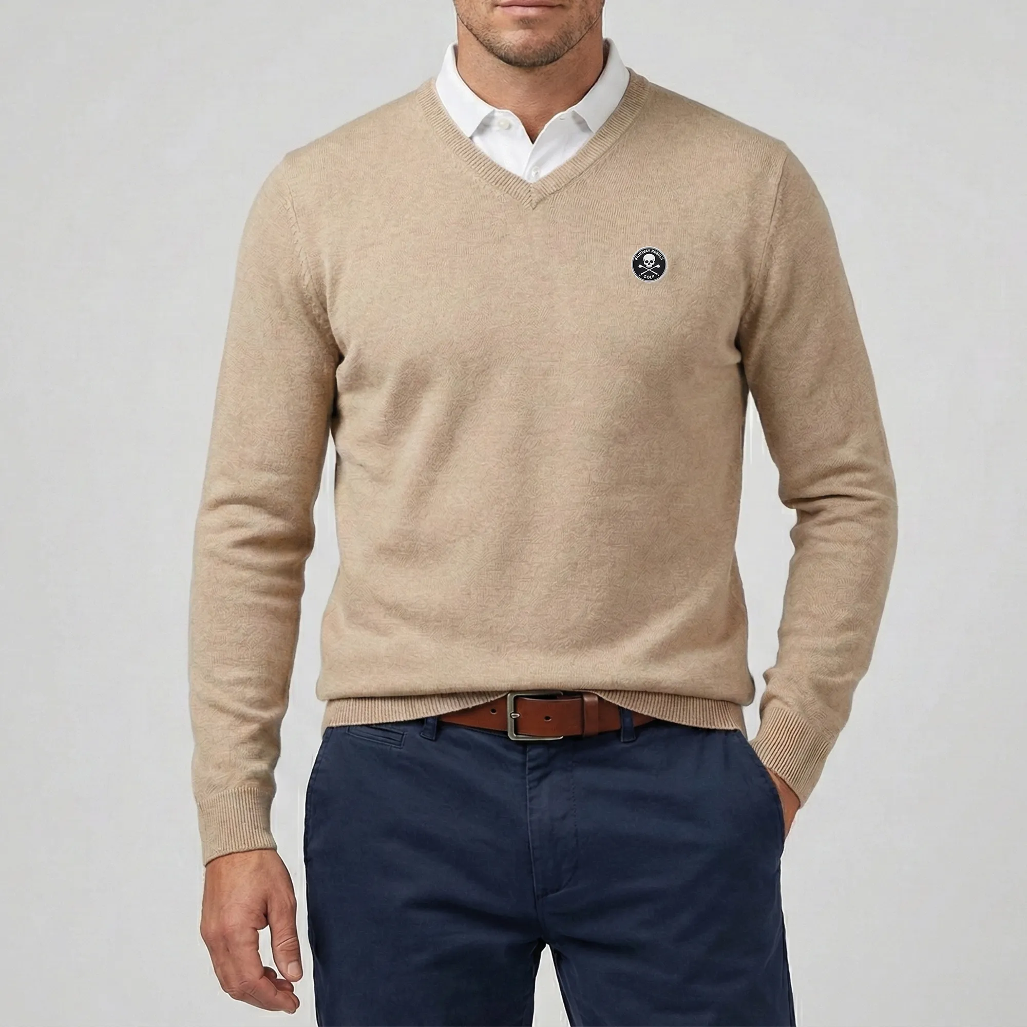Pull Golf Homme Col V