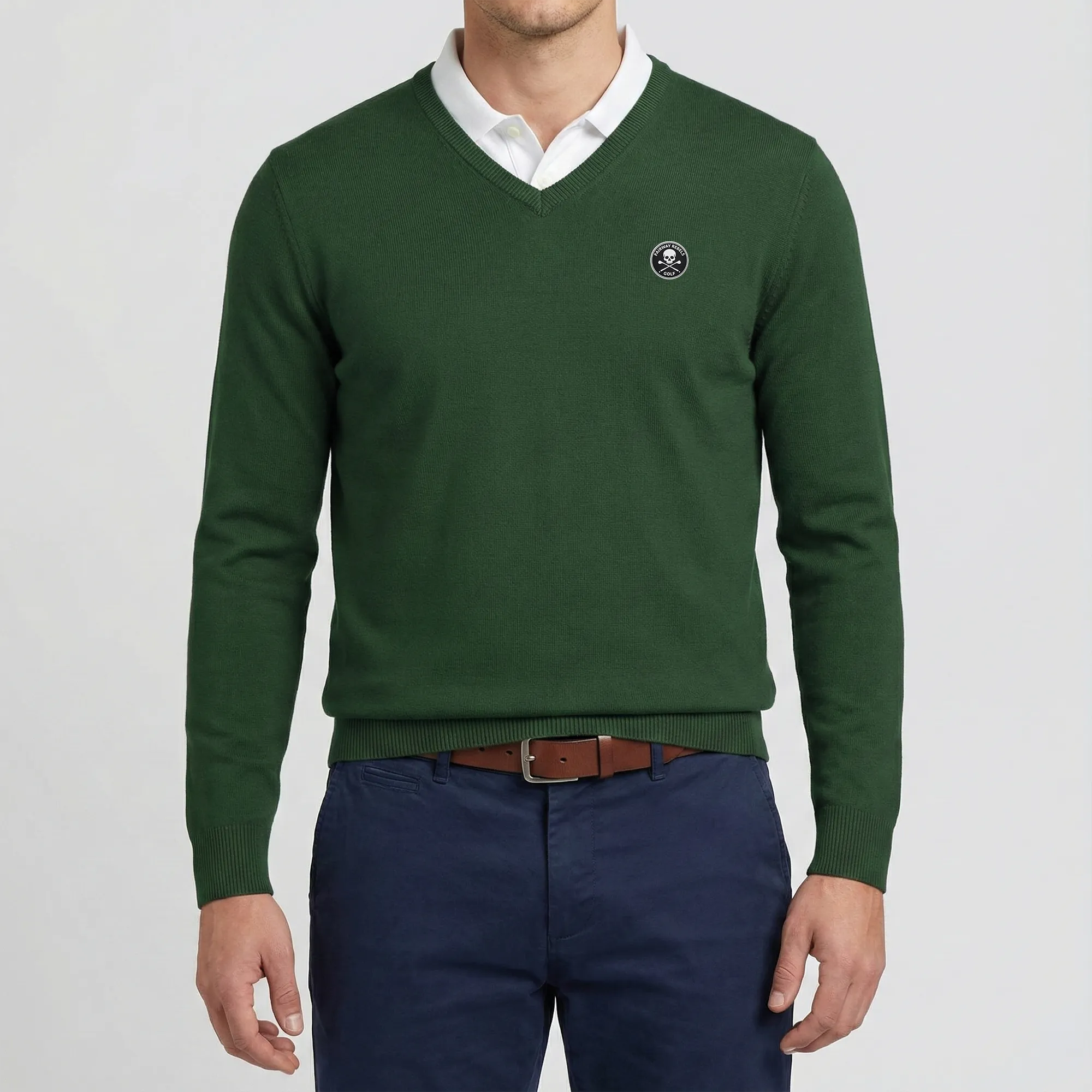 Pull Golf Homme Col V
