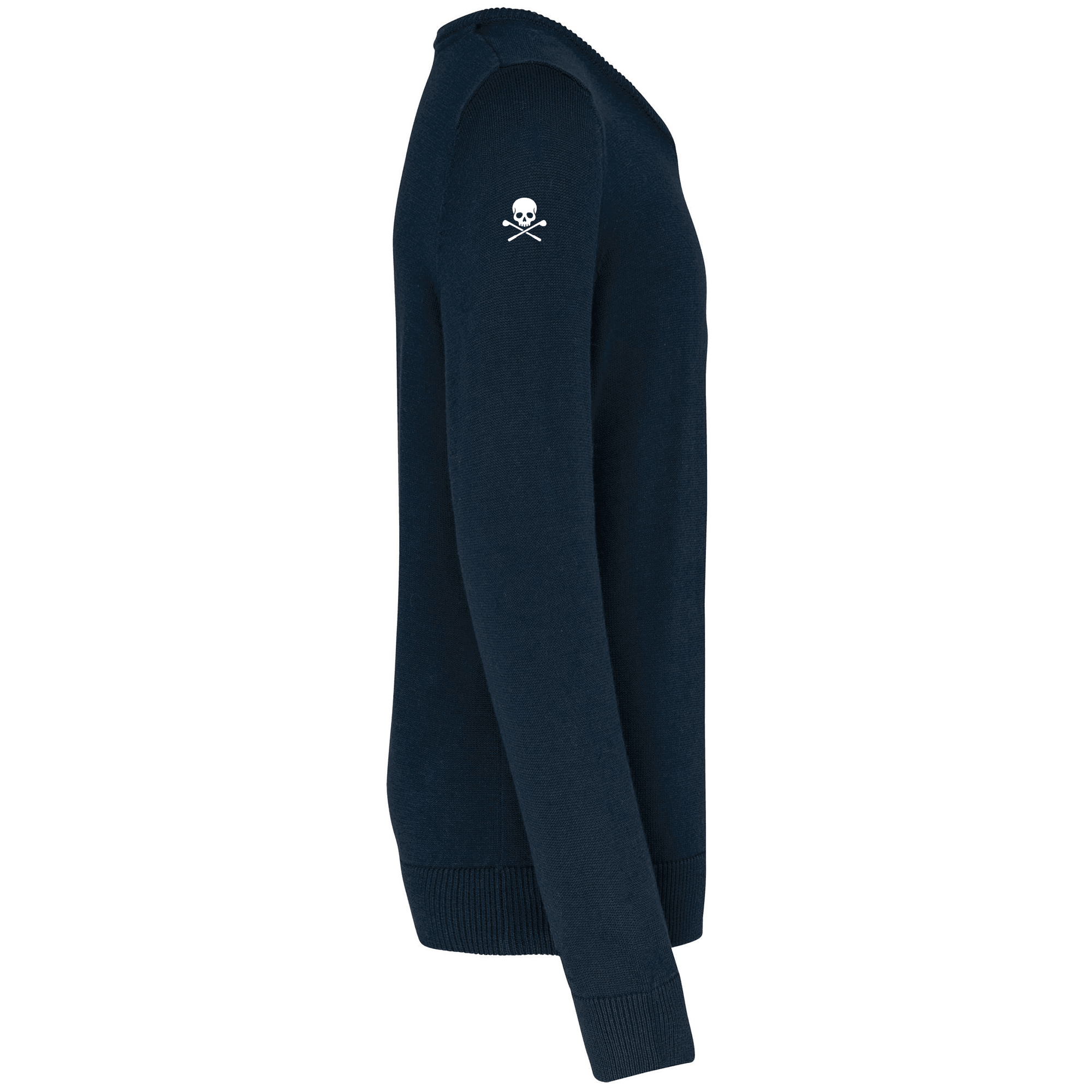 Pull de golf 100% coton col V homme, MW100 Bleu marine | Decathlon
