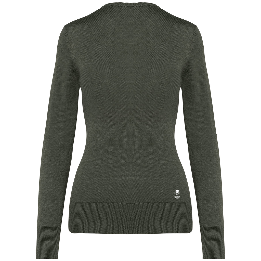 Pull Femme Col V Vert - Fairway Rebels - Fairway Rebels golf